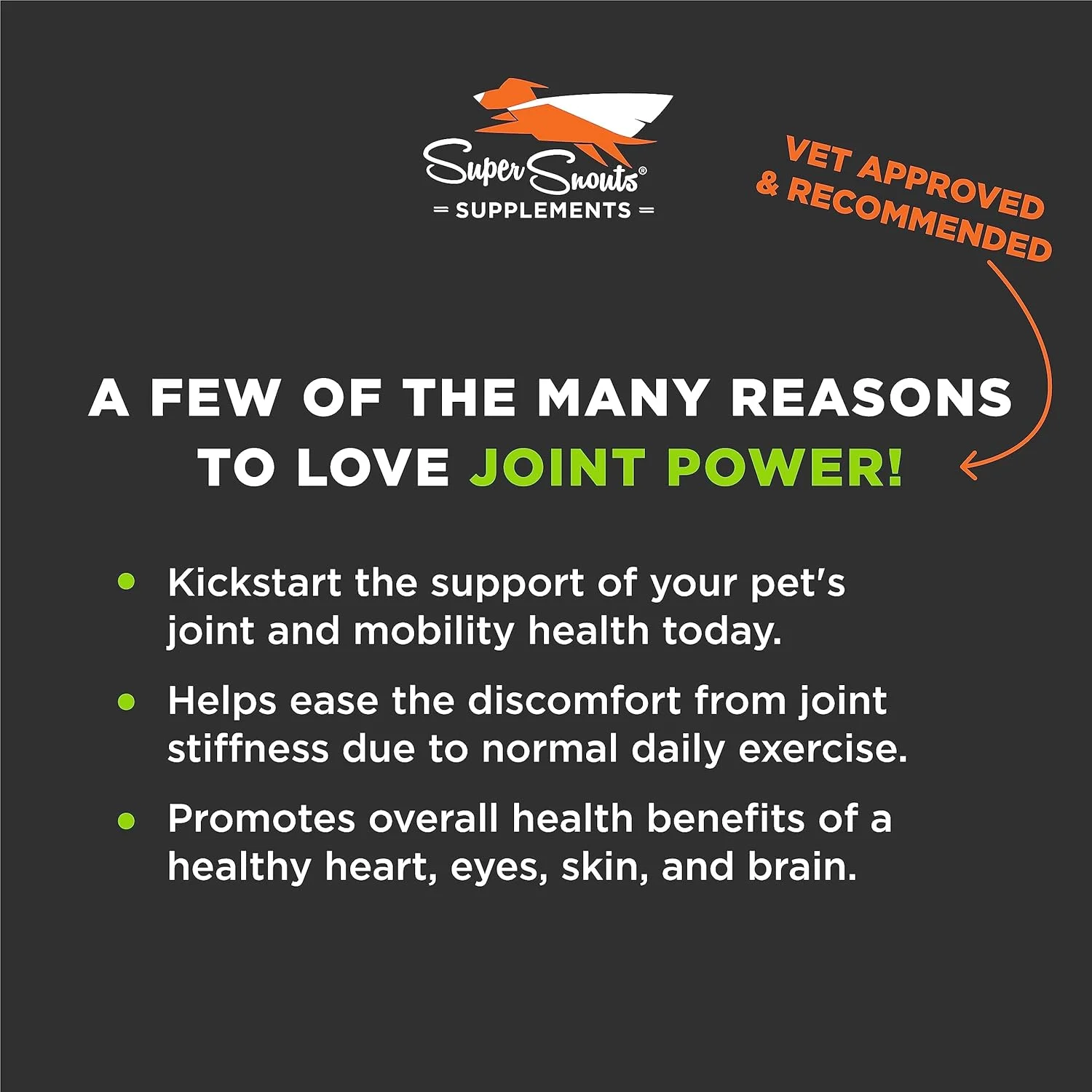 مکمل قدرت مفاصل سوپر اسناوتس برای سلامت سیستم ایمنی سگ