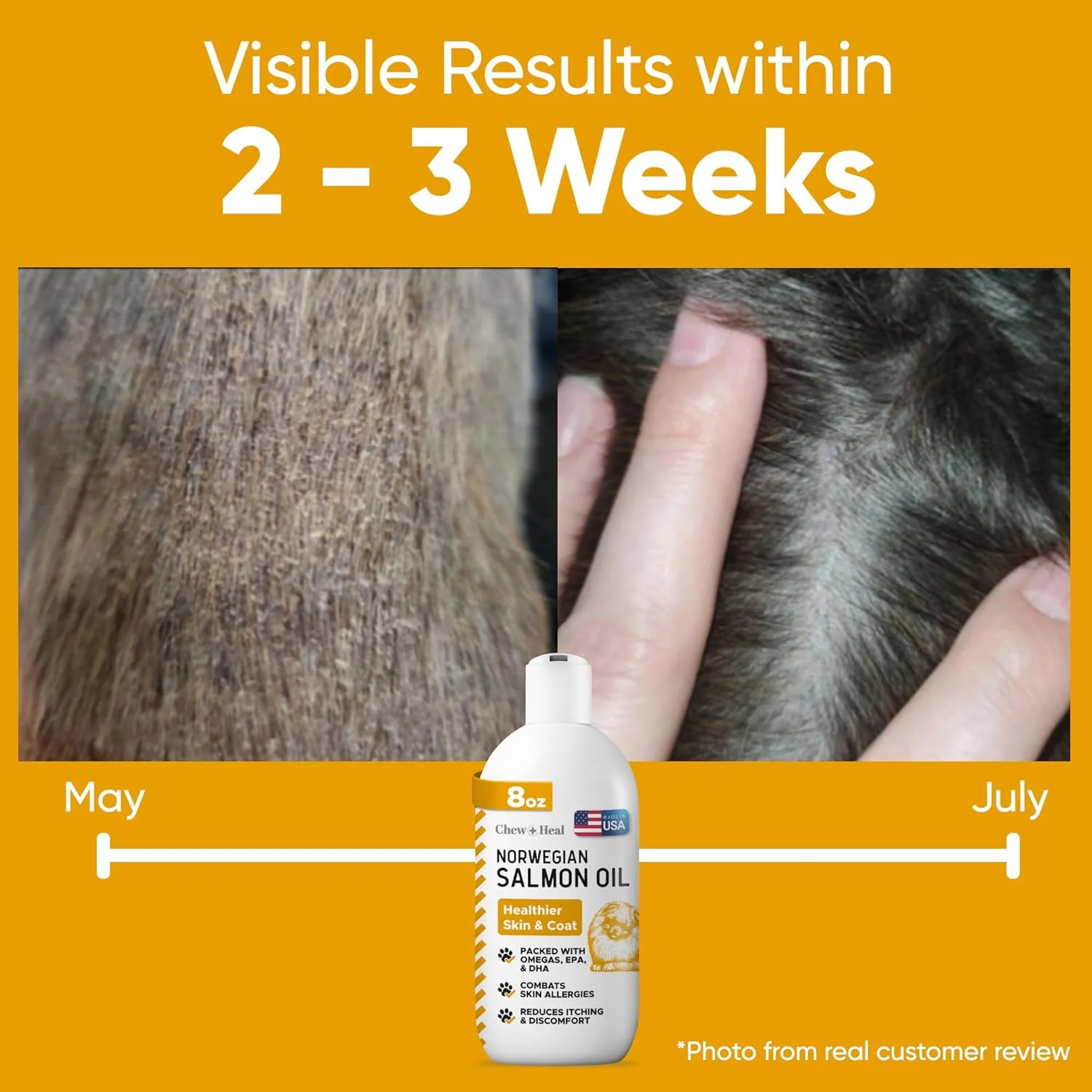 روغن ماهی سالمون برای سگ ها - روغن ماهی ممتاز برای سلامت پوست و مو - مکمل امگا 3 - پشتیبانی از پوست های خارش دار - مایع 240 میلی لیتری - روغن ماهی سالمون نروژی برای سگ - مکمل ضروری سگ