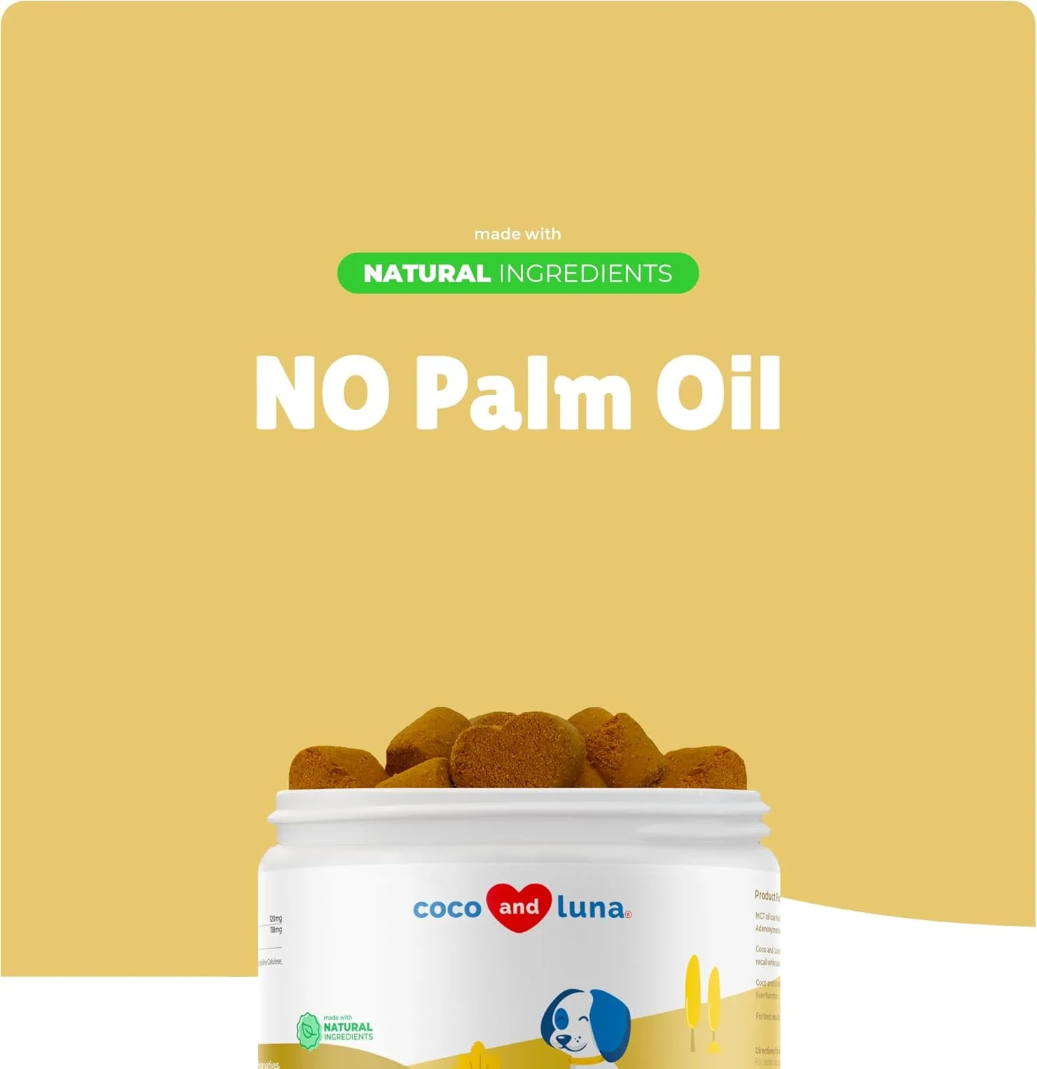 مکمل S-Adenosyl-L-Methionine برای سگ ها - 90 عدد تشویقی نرم - مکمل کبد - سلامت مغز، پشتیبانی شناختی، پشتیبانی از کبد (تشویقی های نرم Same & Silybin)