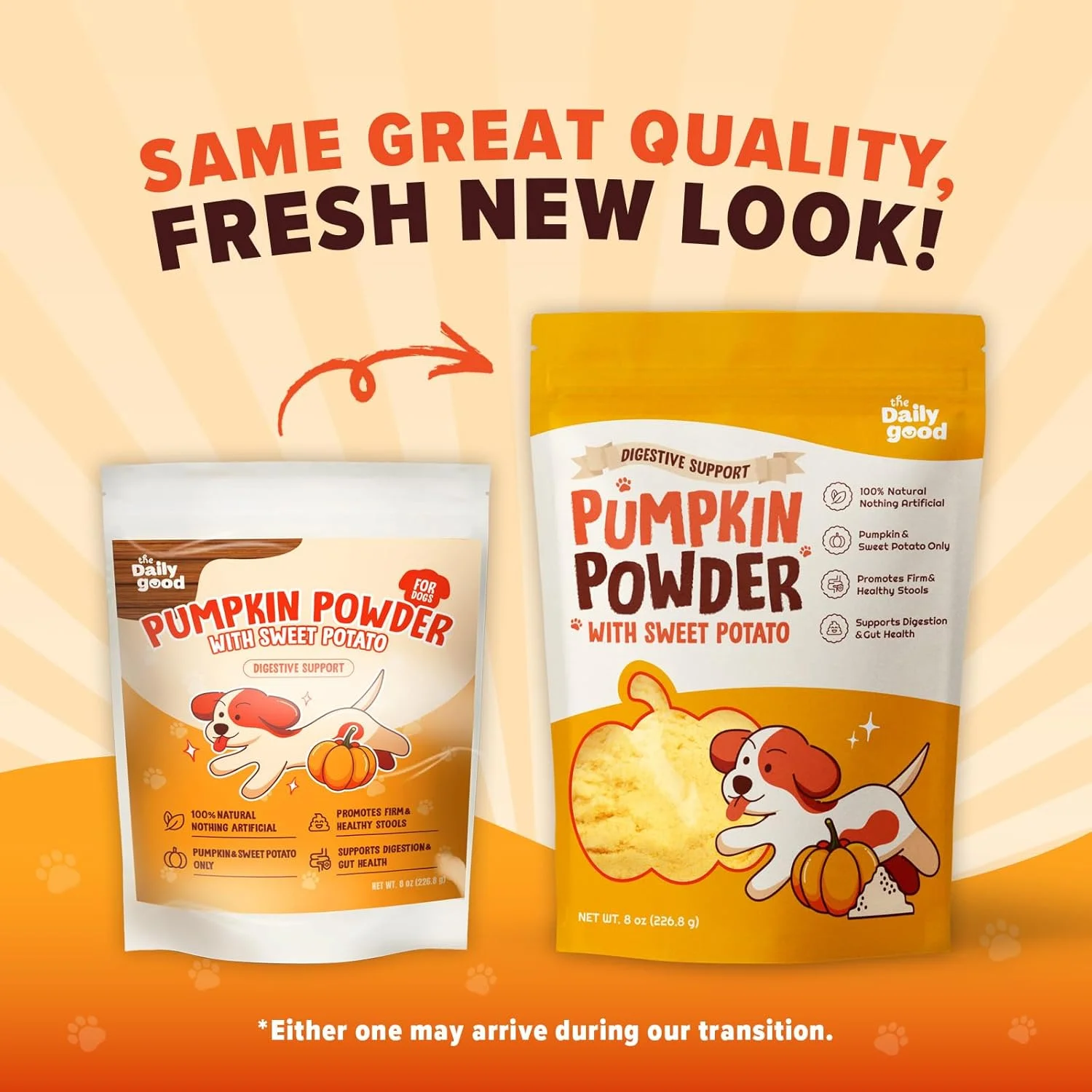 پودر کدو تنبل برای سگ ها - 100% طبیعی - هضم آسان، مناسب برای سگ های تمام نژادها و اندازه ها، 226 گرم