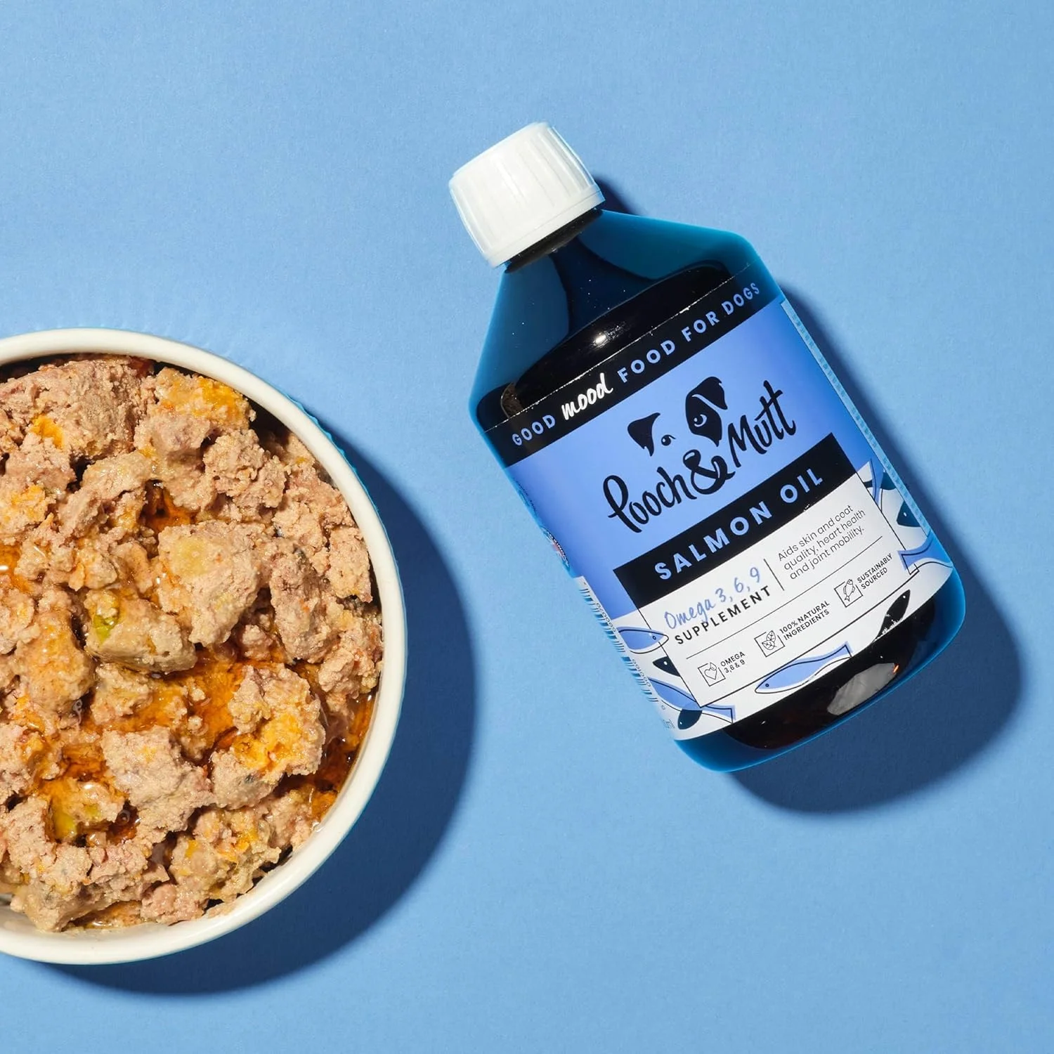 روغن سالمون سگ پوچ اند مت 500 میلی لیتر