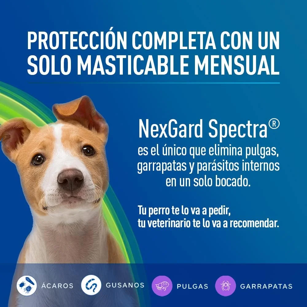 قرص های جویدنی NexGard Spectra 3 برای سگ های 2 کیلوگرم - 3.5 کیلوگرم