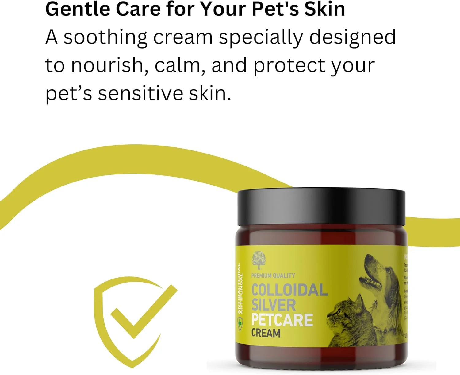 کرم نقره کلوئیدی طبیعی برای حیوانات خانگی Nature's Greatest Secret، 100 گرم