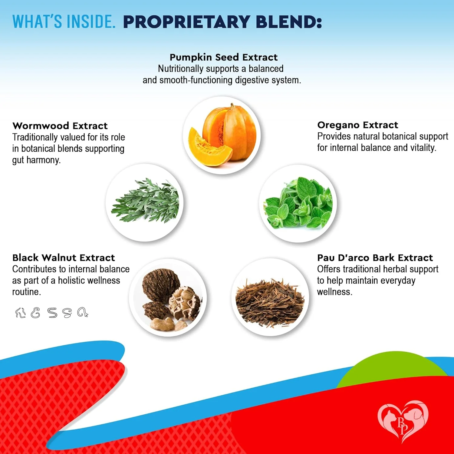 داروی گیاهی مایع برای گربه ها و سگ ها و درمان طبیعی طیف گسترده برای کرم نواری، کرم شلاقی، کرم گرد و کرم قلابدار - قطره های دارویی و مکمل پیشگیری برای بچه گربه ها و توله سگ ها - ساخت آمریکا