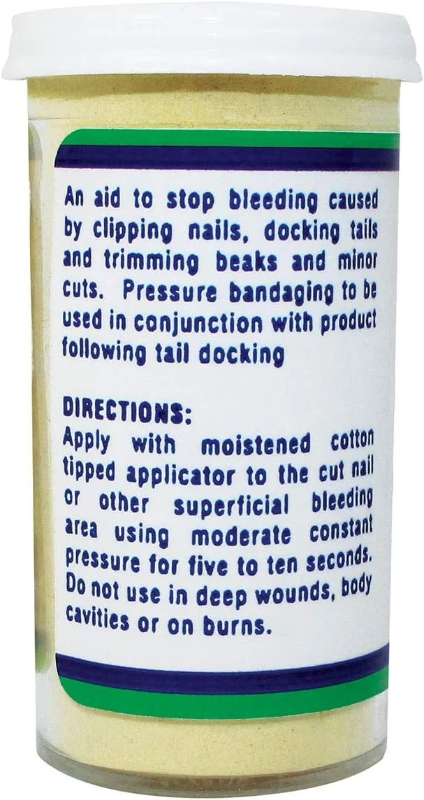 پودر بندآورنده خون Kwik-Stop آزمایشگاه های Arc International برای سگ، گربه و پرندگان