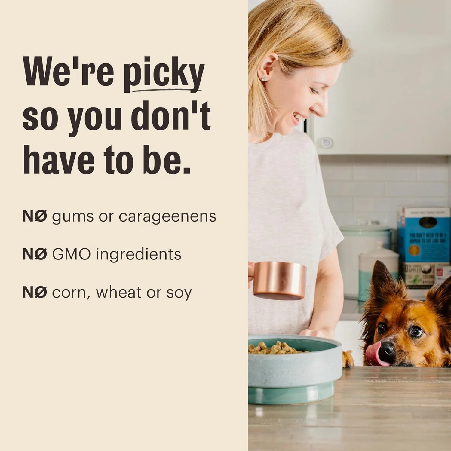 تاپینگ غذای سگ خوراک آبکی کاربردی The Honest Kitchen: تقویت سیستم ایمنی - خوراک گوشت گاو، 165 گرم (12 عدد)