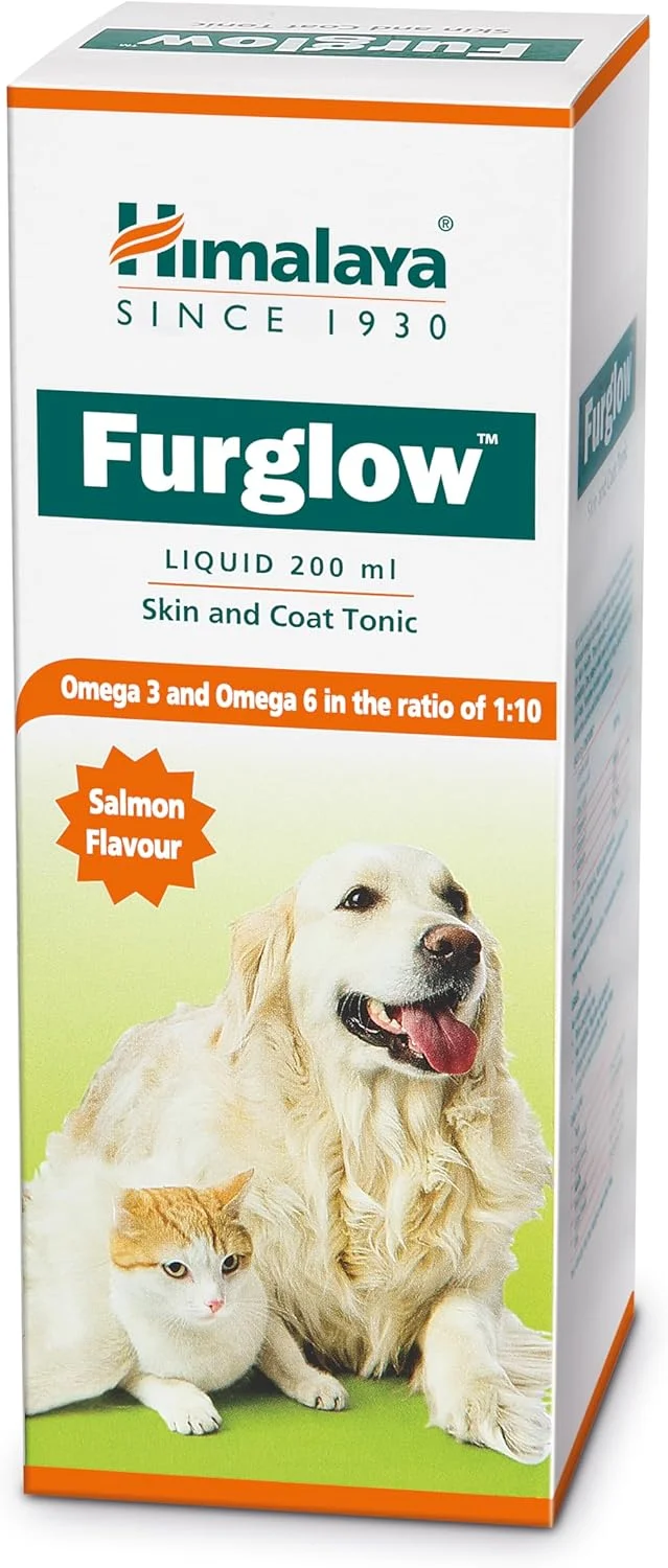 هیمالیا فرگلو | کنترل ریزش مو، پوسته‌پوسته شدن پوست و شوره سر برای سگ‌ها در تمام سنین | 200 میلی لیتر