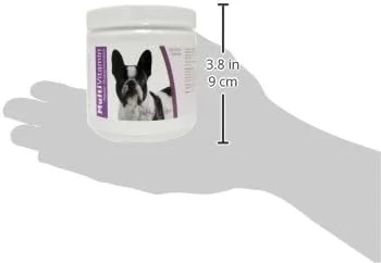 جویدنی های نرم مولتی ویتامین سگ نژاد بولداگ فرانسوی هلثی بریدز 60 عددی