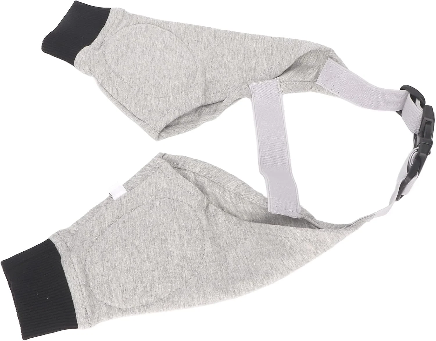 محافظ آرنج سگ با سگک ثابت، قابل تنظیم و نرم، محافظ تنفسی آرنج سگ برای زمستان (S)