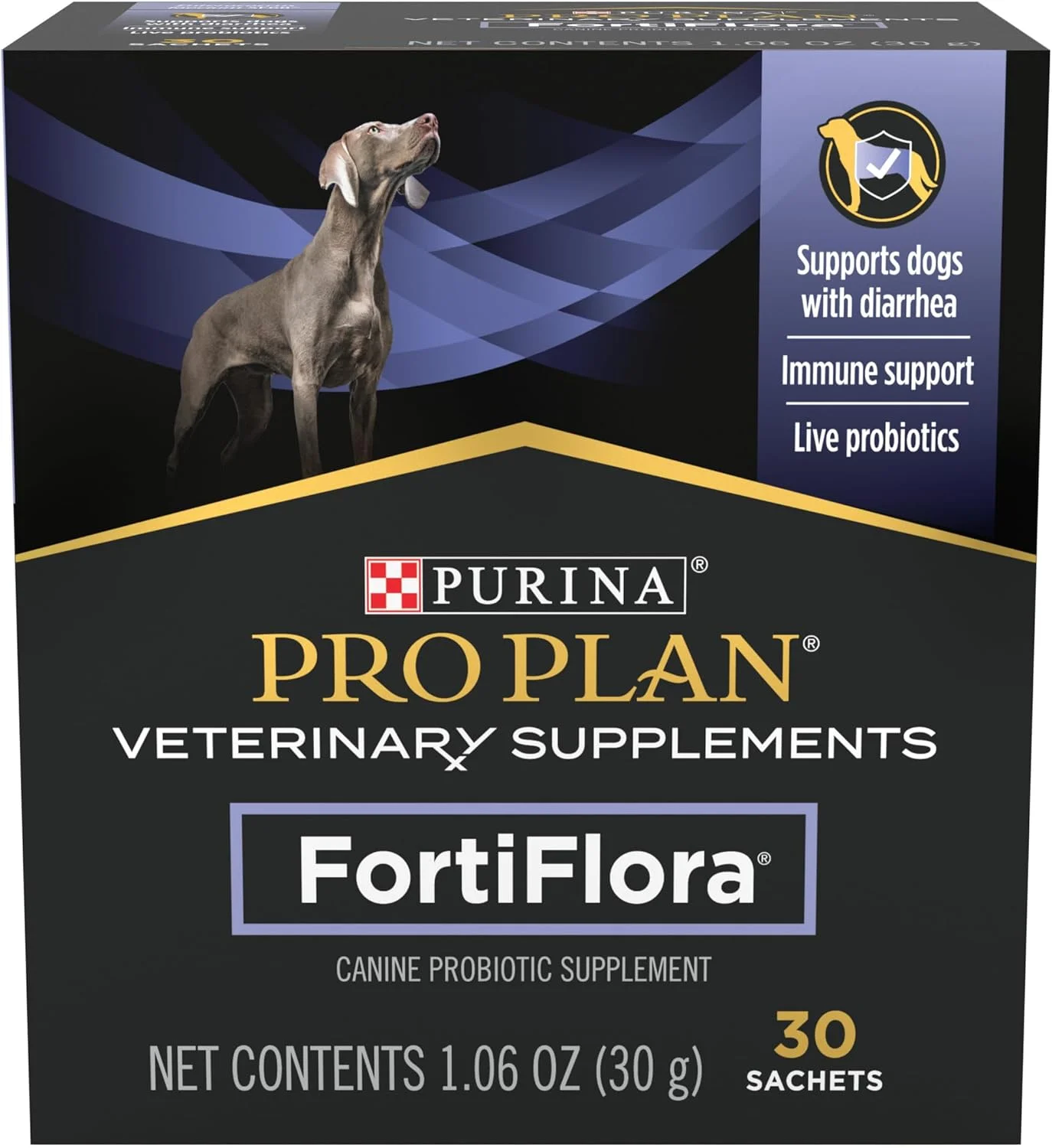 پودر مکمل پروبیوتیک سگ Purina FortiFlora، مکمل دامپزشکی Pro Plan برای سگ - جعبه 30 عددی