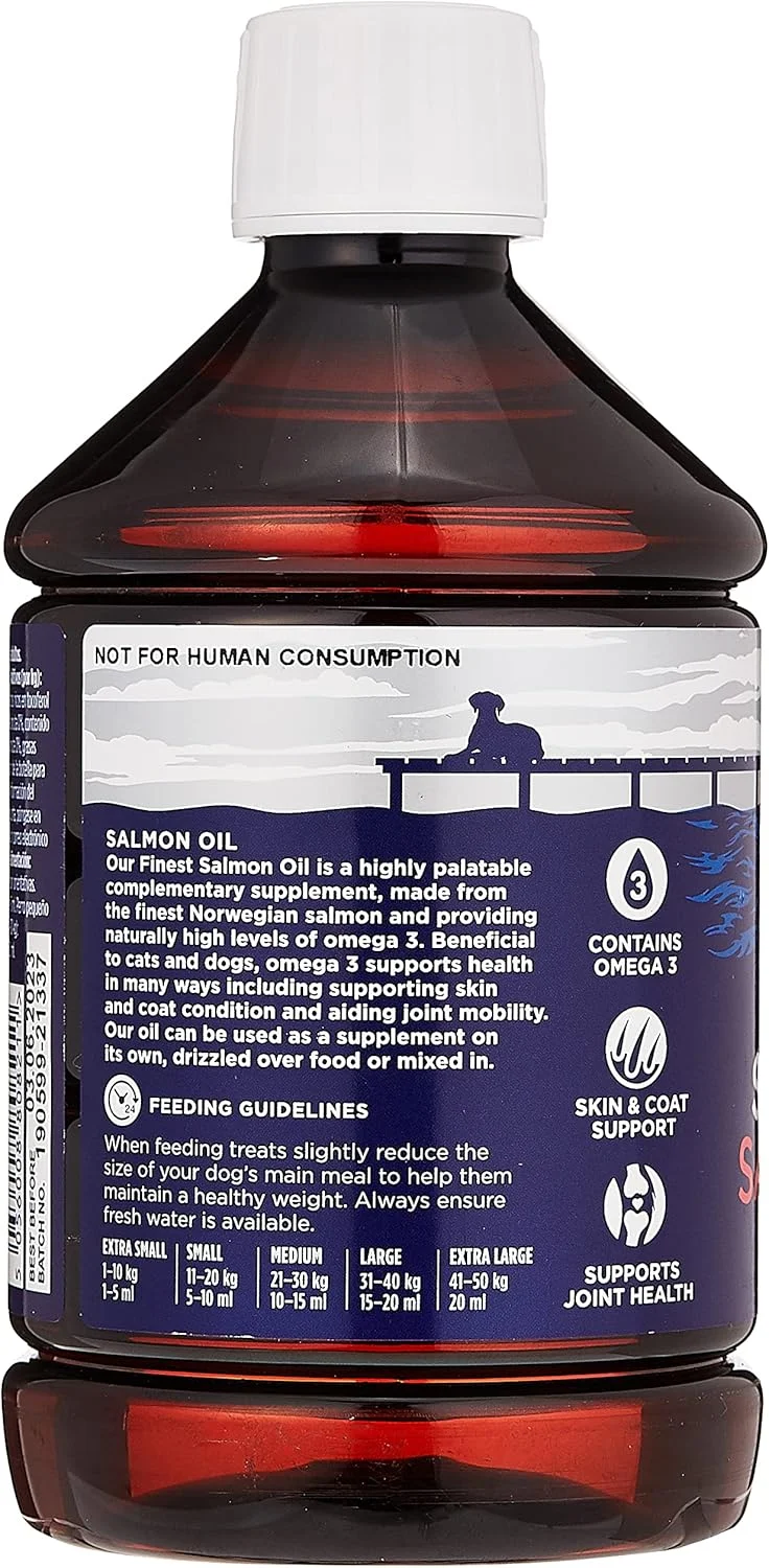 روغن سالمون Fish4Dogs حجم 500 میلی لیتر