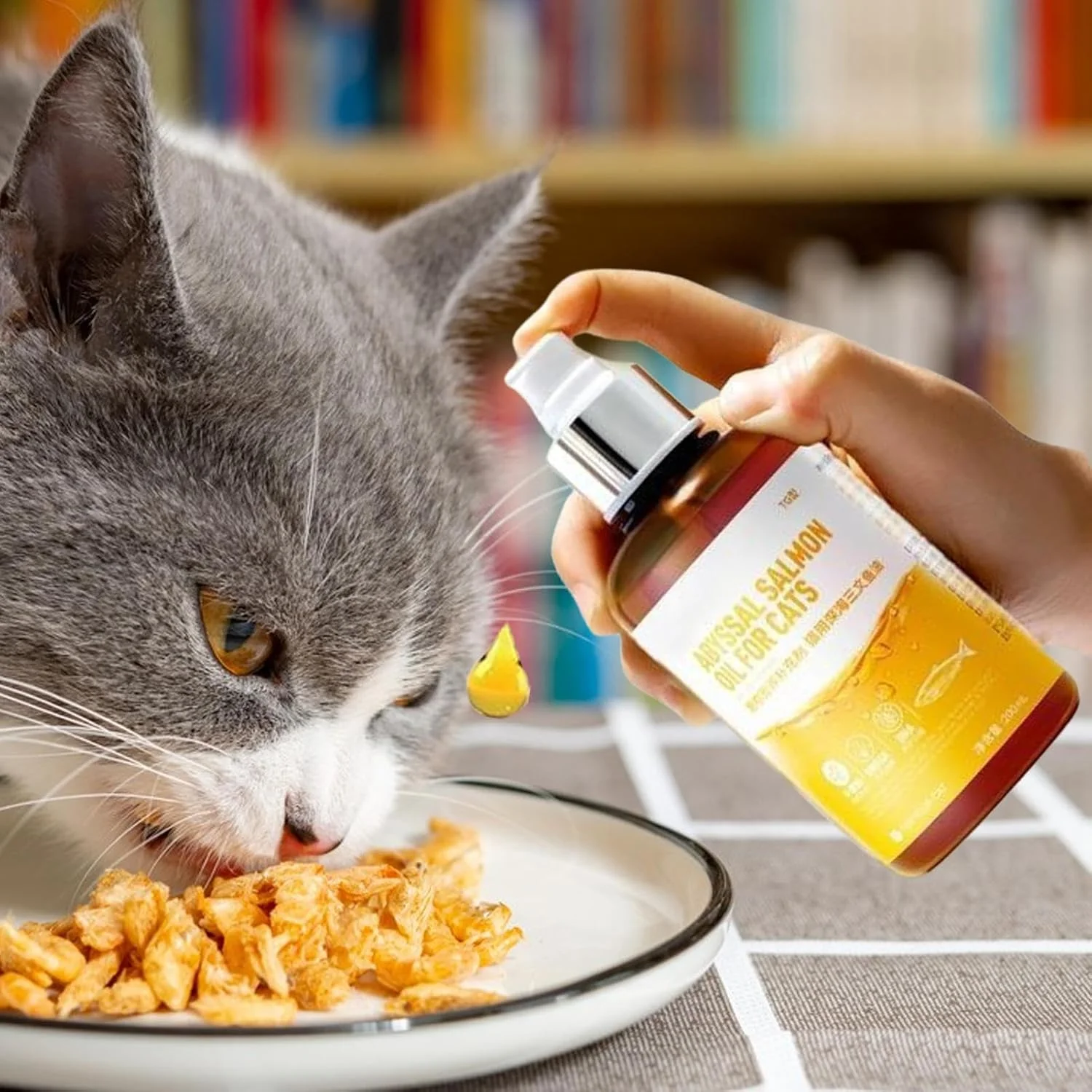 روغن ماهی حیوانات خانگی | مکمل غذایی مایع 200 میلی لیتری - مکمل های خالص و قوی برای حیوانات خانگی، مکمل های سریع الاثر سگ برای بچه گربه ها و توله سگ ها، سلامتی روزانه و تحرک مفاصل