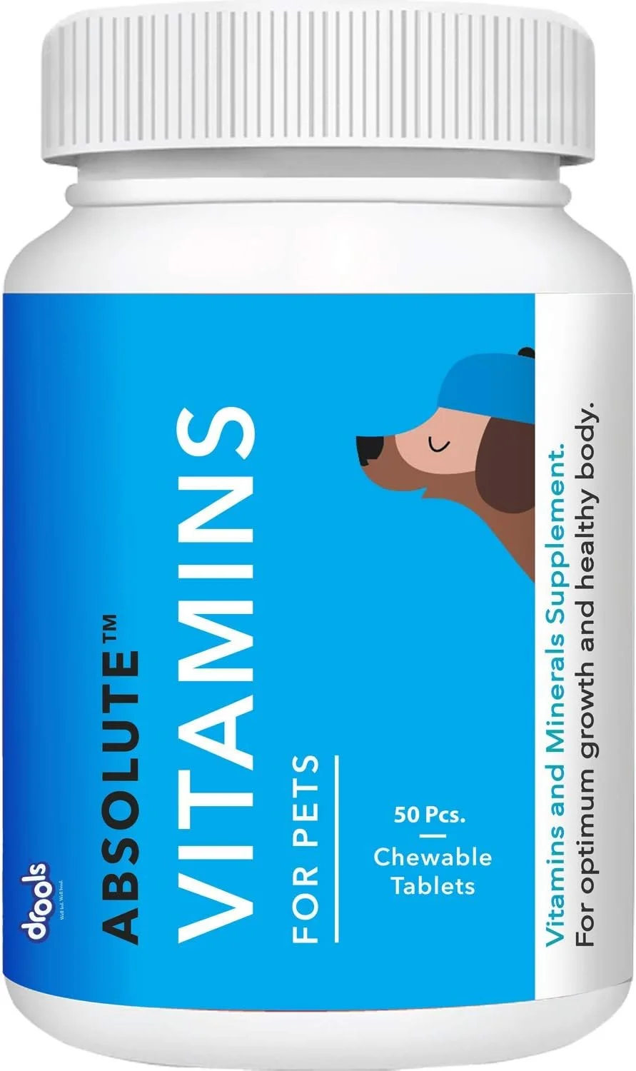 قرص ویتامین سگ درولز مدل Absolute، 50 عددی