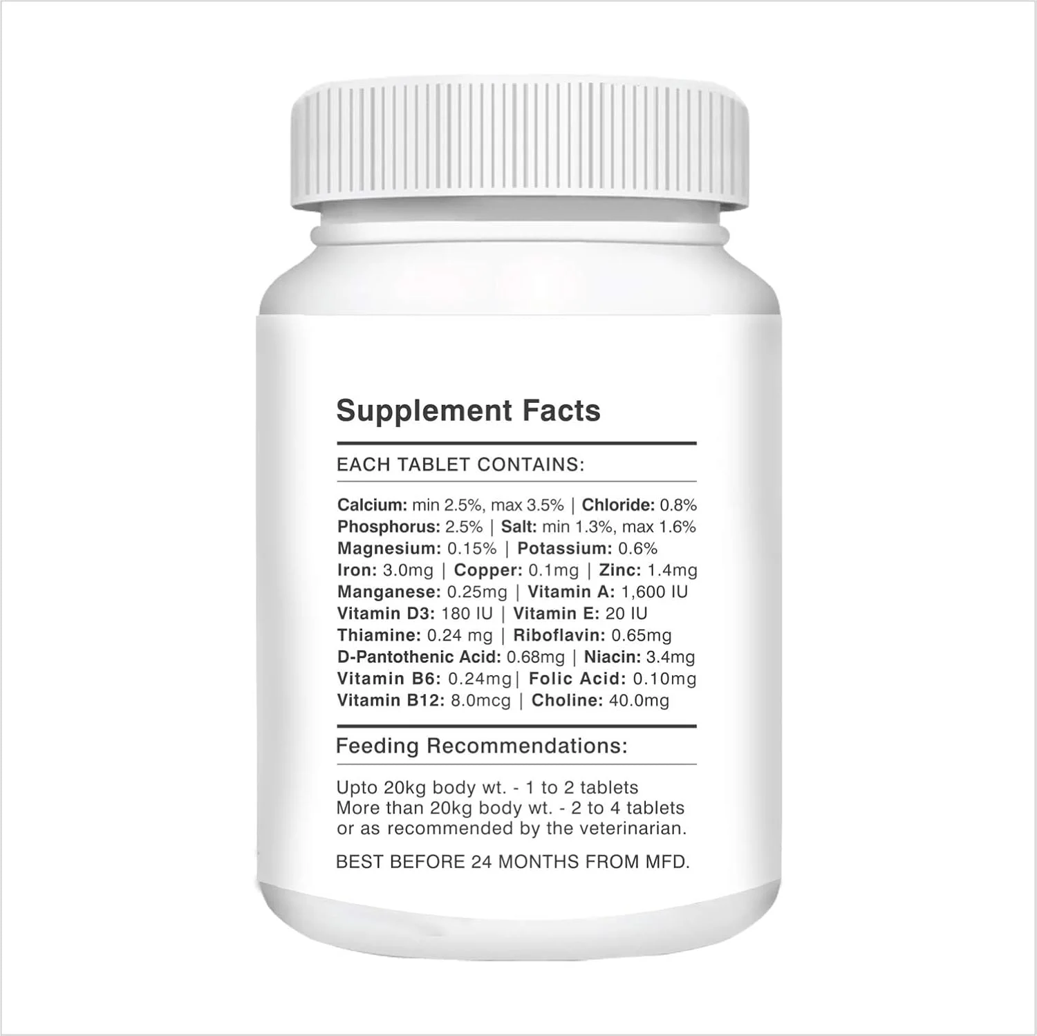 قرص ویتامین سگ درولز مدل Absolute، 50 عددی