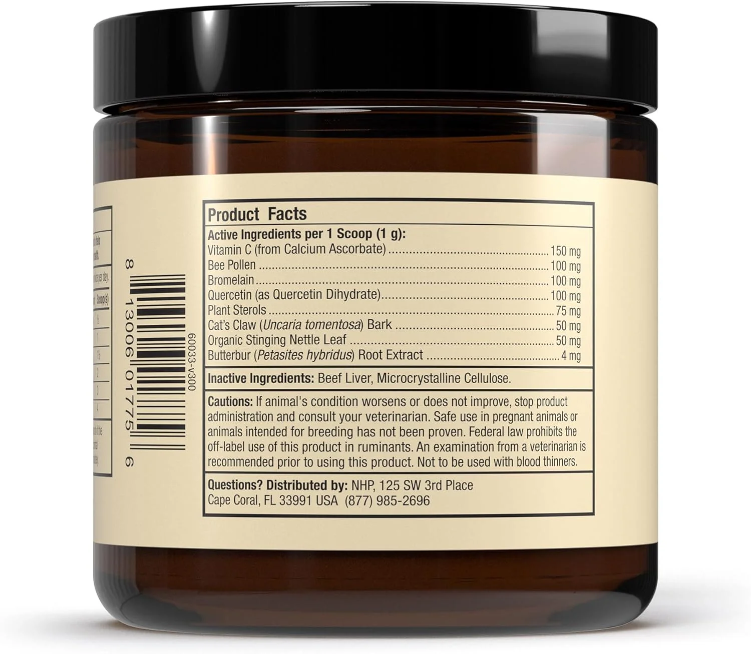 دکتر مرcola - مکمل حمایت از آلرژی فصلی برای گربه ها و سگ ها 3.17 اونس 181775