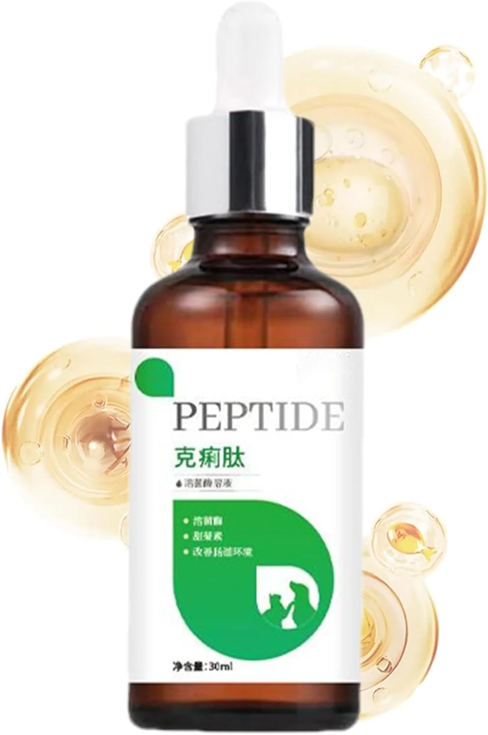 مکمل های سگ - قطره های تقویت کننده ایمنی توله سگ 30 میلی لیتری | مکمل های پشتیبانی کننده دستگاه گوارش برای توله سگ، بچه گربه، گربه، دوستداران حیوانات، روتین روزانه، بازدیدکنندگان کلینیک خانگی، بیمارستان دامپزشکی، پرورش دهندگان