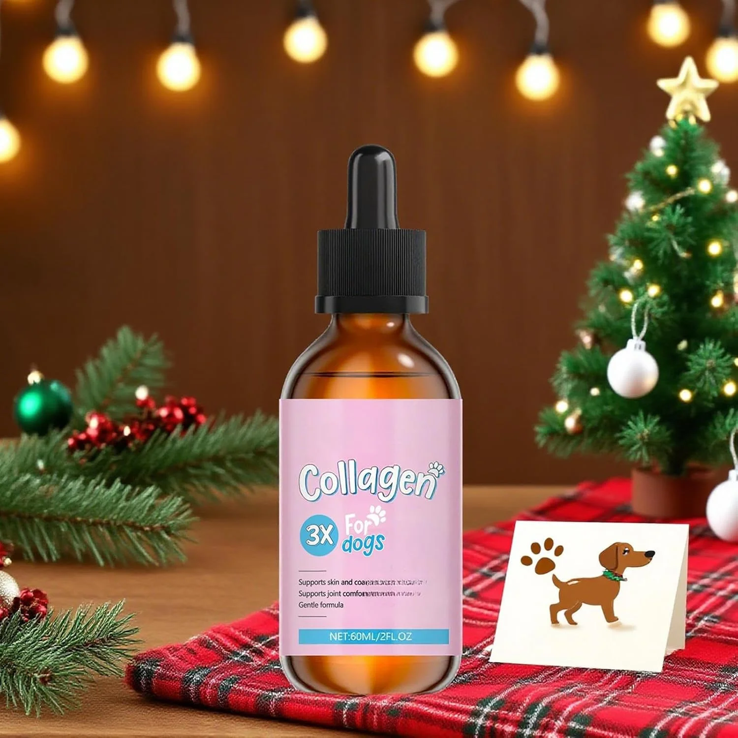 مکمل های سگ - قطره های رژیمی 60 میلی لیتری | مراقبت از استخوان، حمایت از پوست و پوشش مو برای سگ های مسن، دوره عصر، مصرف صبحگاهی، روال روزانه، خانه، مسافرت، بعد از غذا