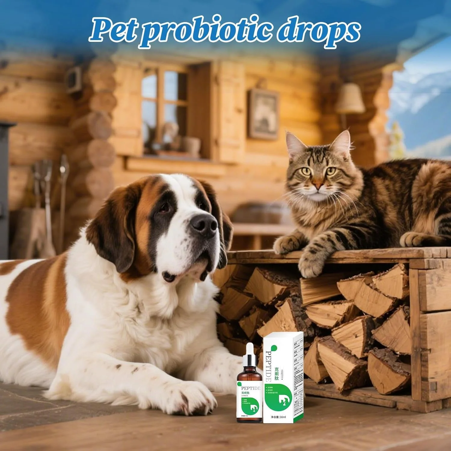 مکمل های سگ برای هضم - قطره های 30 میلی لیتری حمایت از دستگاه گوارش گربه | مکمل های حمایت از دستگاه گوارش برای توله سگ بچه گربه دوستداران حیوانات روال روزانه کلینیک خانگی بازدیدکنندگان بیمارستان دامپزشکی