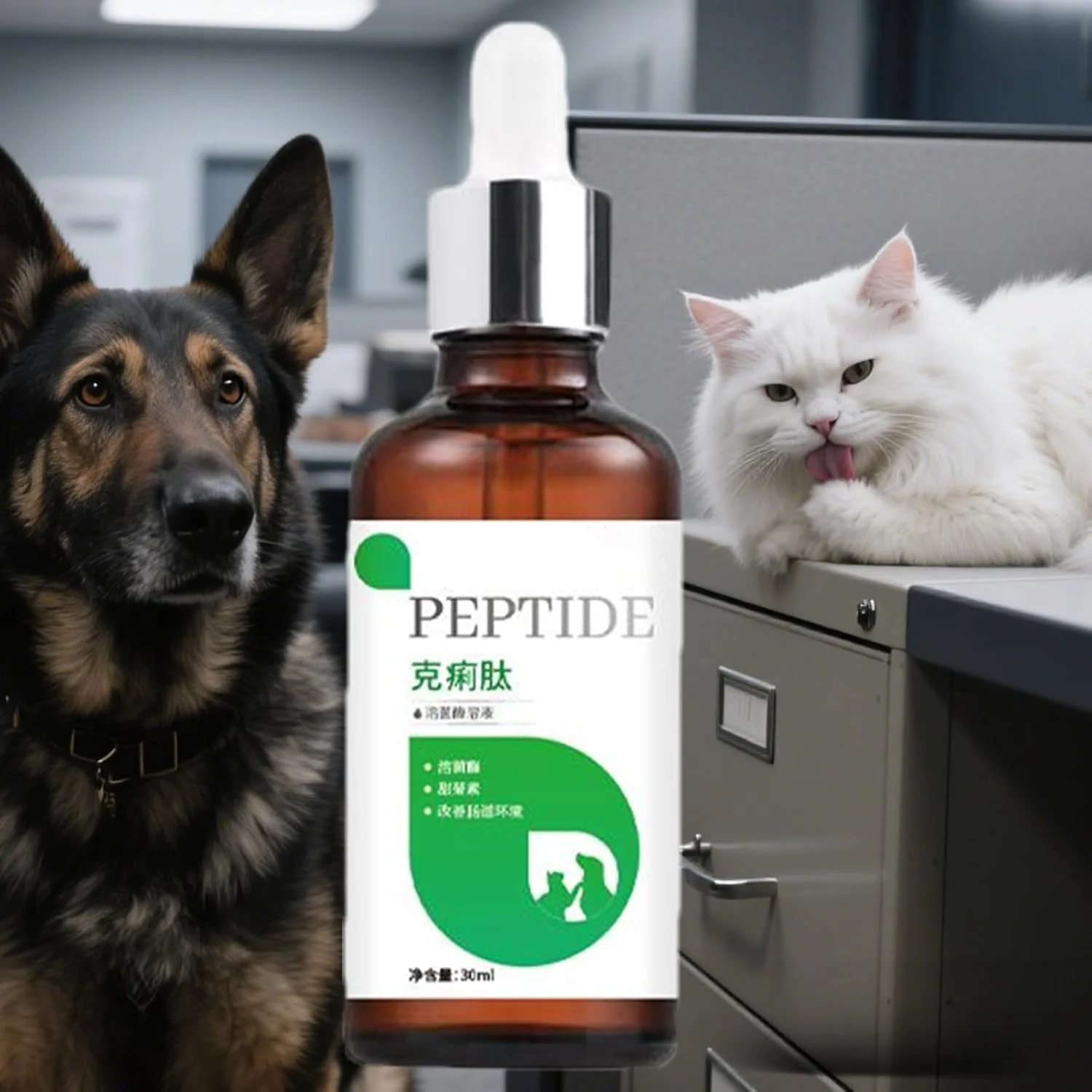 مکمل های سگ - محصول تغذیه سلامت گربه 30 میلی لیتر، قطره های سلامت دستگاه گوارش برای حیوانات خانگی، بازدیدکنندگان کلینیک خانگی، دوستداران حیوانات، پرورش دهندگان، بیمارستان دامپزشکی