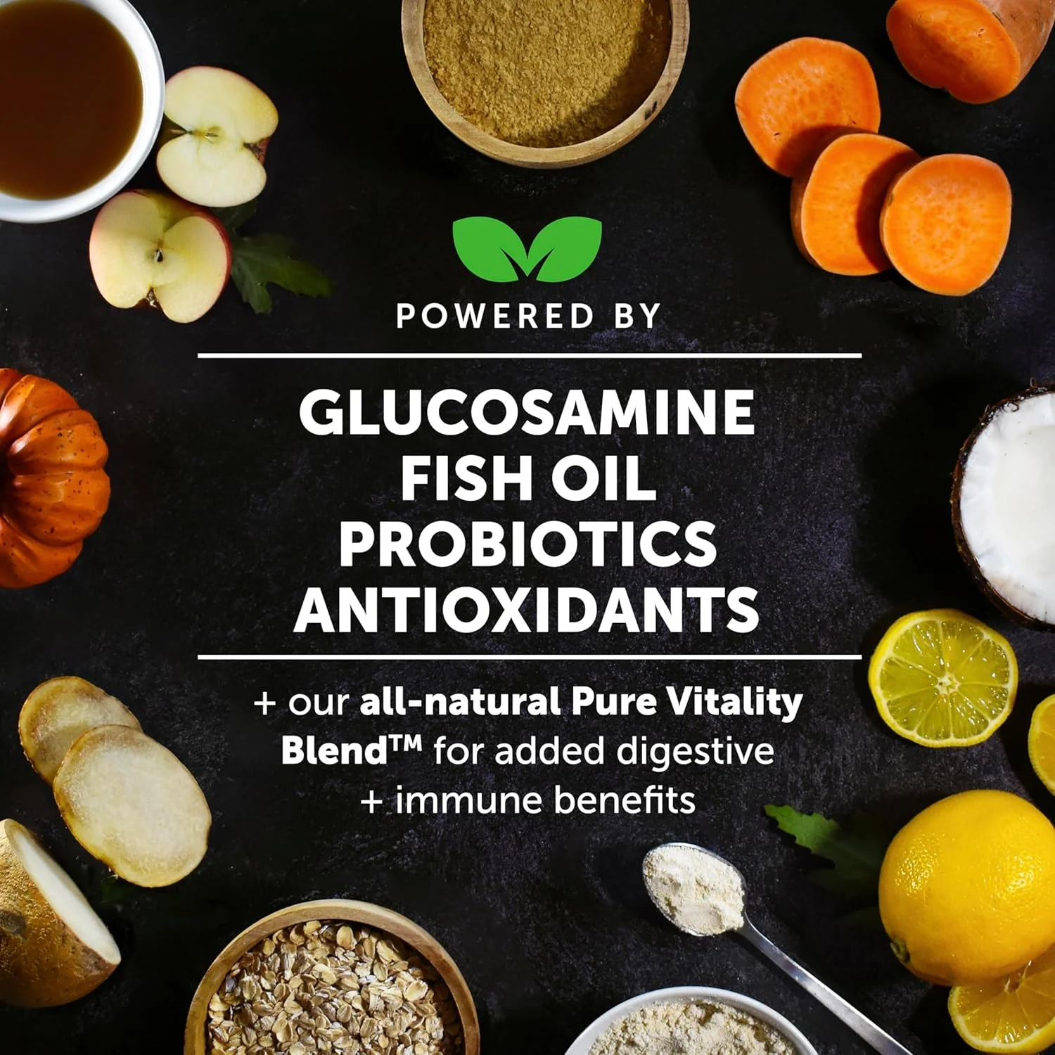 مولتی ویتامین سگ 10 در 1 با گلوکزامین - ویتامین های ضروری سگ با کندرویتین گلوکزامین، پروبیوتیک ها و روغن ماهی امگا برای سلامت کلی سگ - گلوکزامین برای مکمل مفاصل سگ