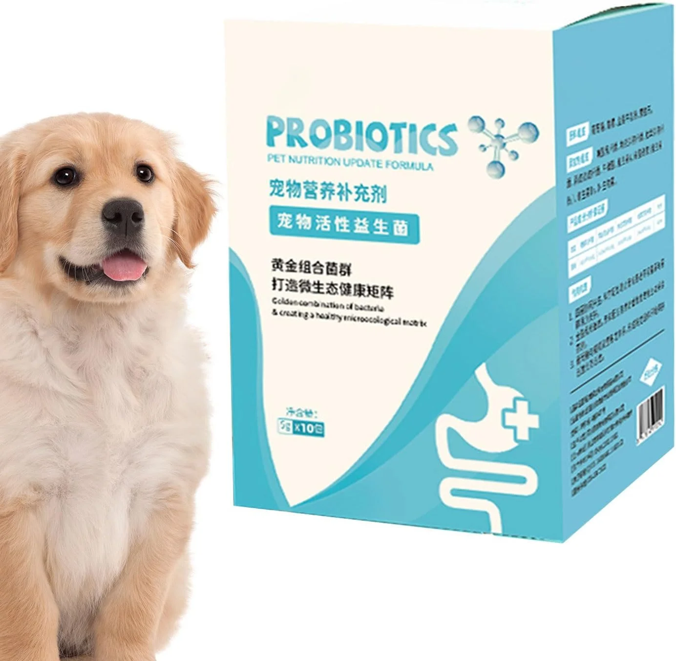 پودر پشتیبانی گوارش سگ | مکمل تسکین دهنده اسهال - لوازم تغذیه ای گربه، لوازم حیوانات خانگی تسکین دهنده گوارش برای توله سگ و سگ مسن