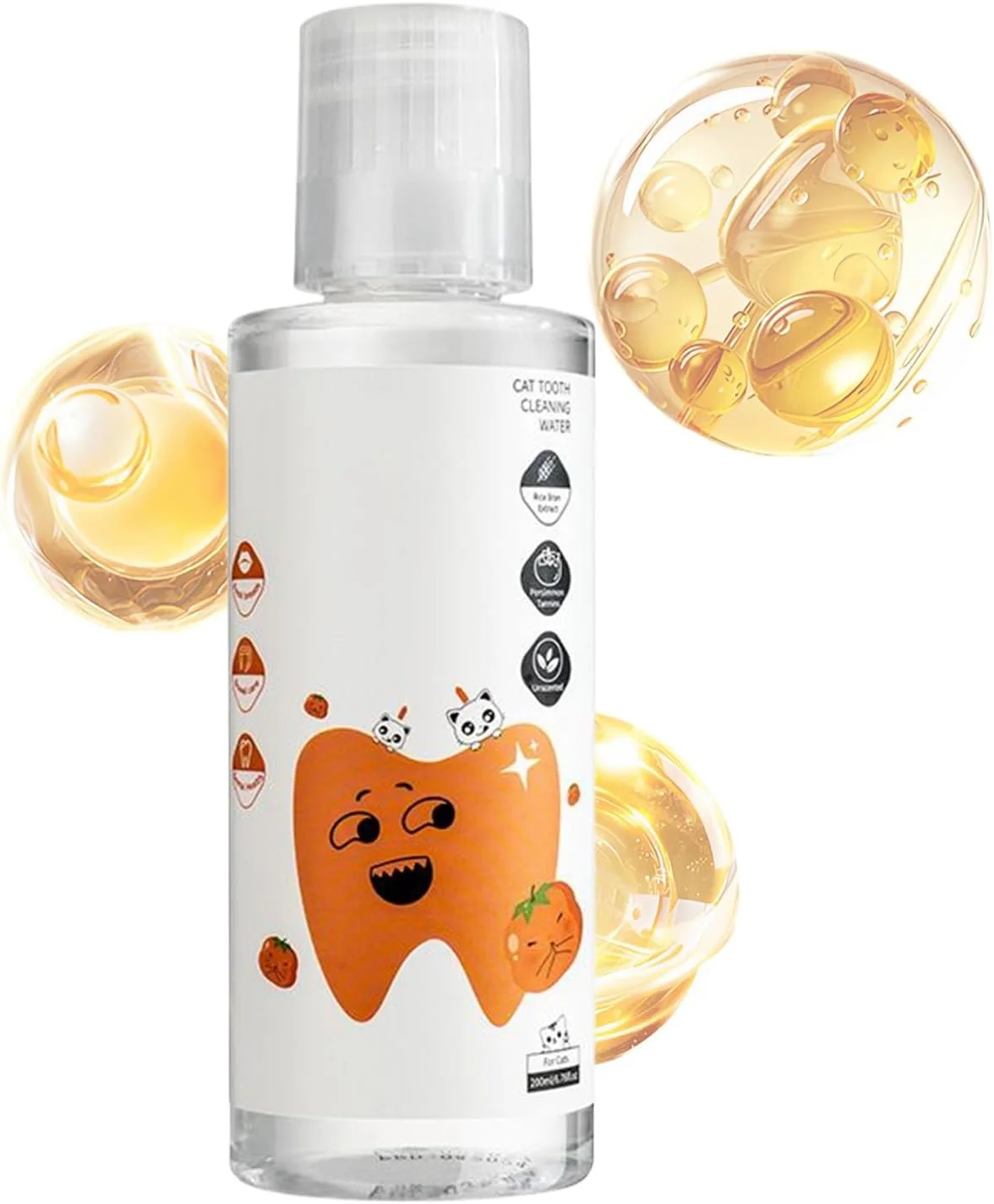 محلول تمیز کننده دهان سگ، 200 میلی لیتر مایع طبیعی، خوشبو کننده تنفس سگ - برای استفاده در داخل و خارج از خانه، مسافرت، نظافت، بهداشت، حمام و شستشو