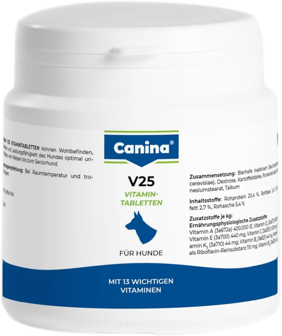 قرص های ویتامین Canina V25، 100 گرم