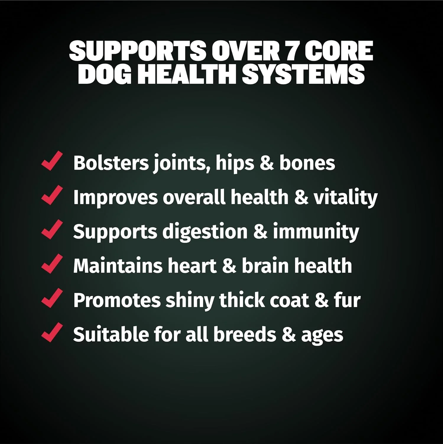 پودر ویتامین سگ Bully Max Total Health | مکمل امگا 3 برای سگ های بالغ و توله سگ | پودر سلامتی و ایمنی 7 در 1 | عضله ساز سری Performance برای همه نژادها | کیسه 13 اونسی