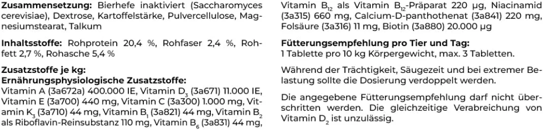 قرص های ویتامین Canina V25، 100 گرم