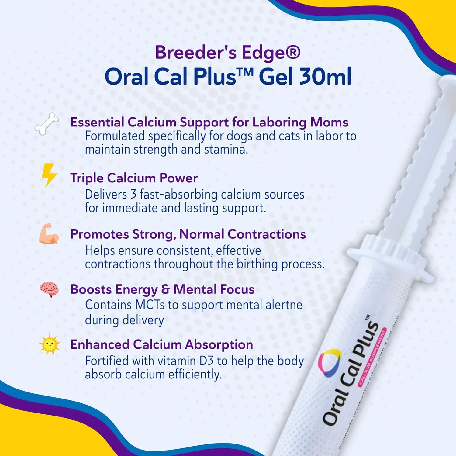 مکمل کلسیم خوراکی 30 میلی لیتری Breeder's Edge Oral Cal Plus
