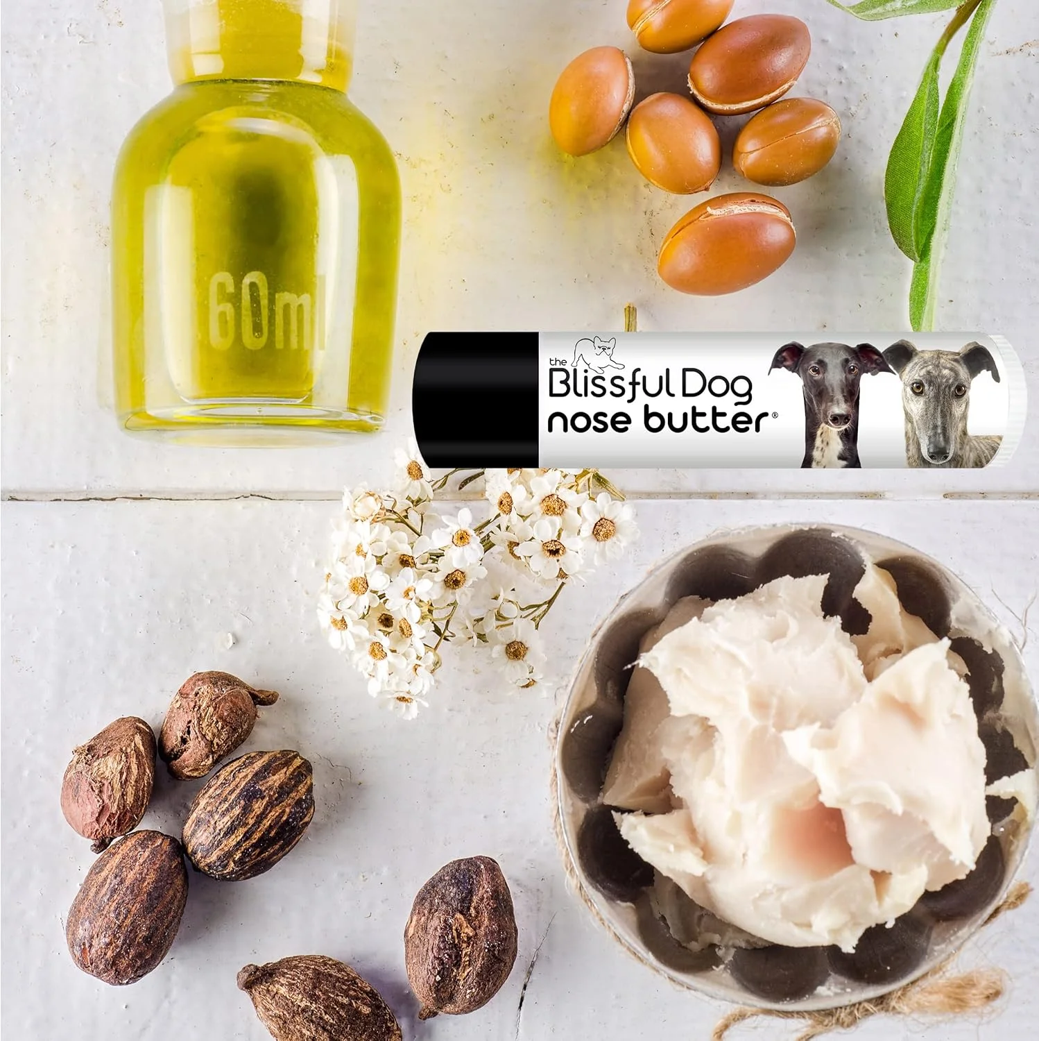 کره بینی سگ گری هوند بلیسفول داگ - کره بینی سگ، 0.15 اونس، NB-Grey-.15OZ