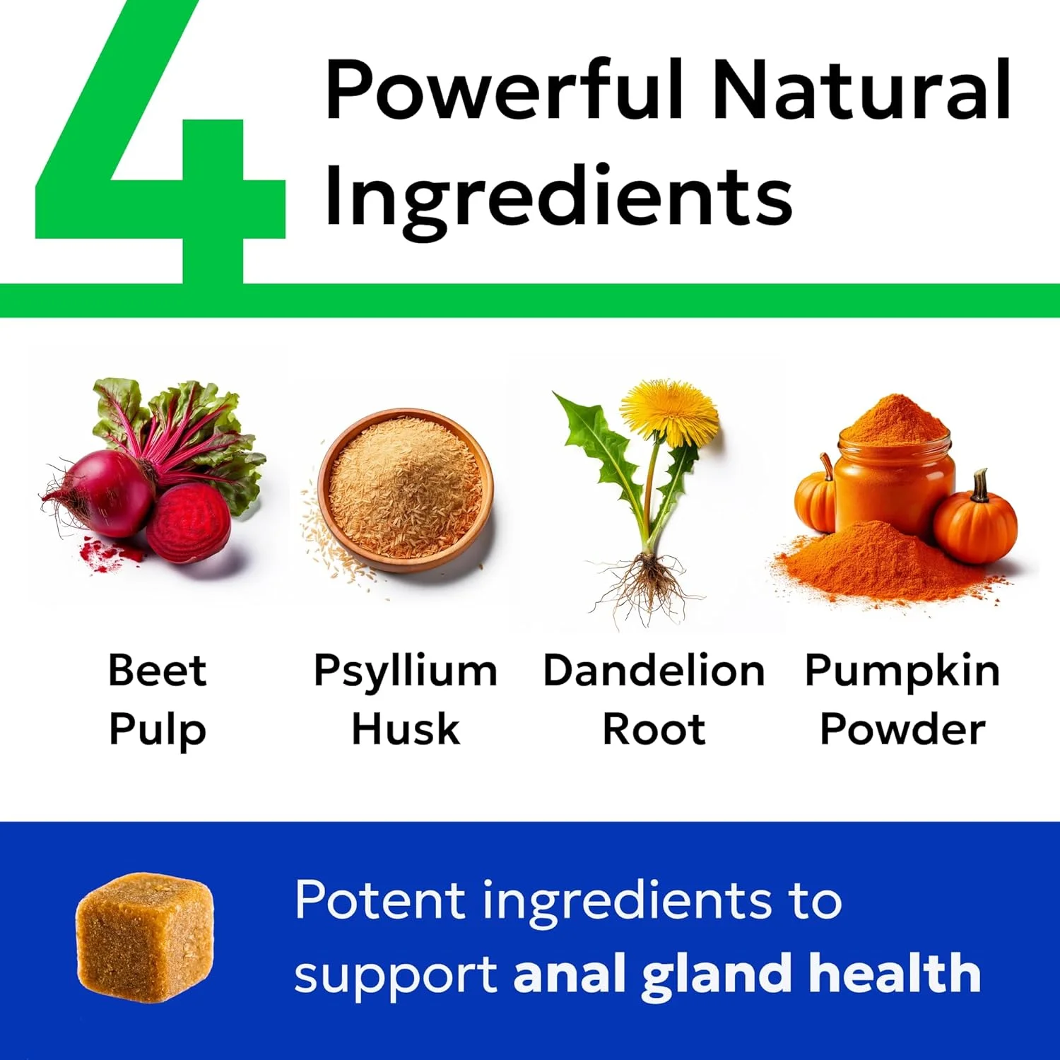 تشویقی سگ برای درمان غدد BARK&SPARK - مکمل پشتیبانی از غدد مقعدی - توقف کشیدن باسن و کاهش بو با پری بیوتیک ها و آنزیم های گوارشی - طعم بیکن، 120 عدد