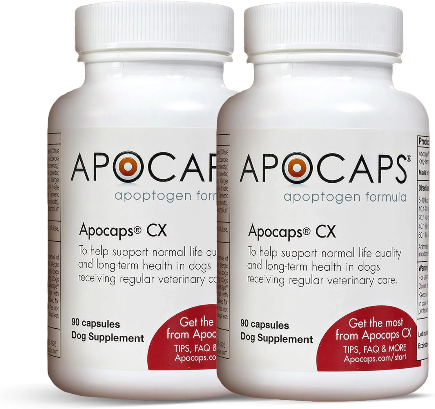 آپوکپس سی ایکس آپوپتوژن برای سگ ها (بسته 2 عددی) - 90 عدد در هر بسته آپوکپس سی ایکس آپوپتوژن برای سگ ها (بسته 2 عددی) - 90 عدد در هر بسته