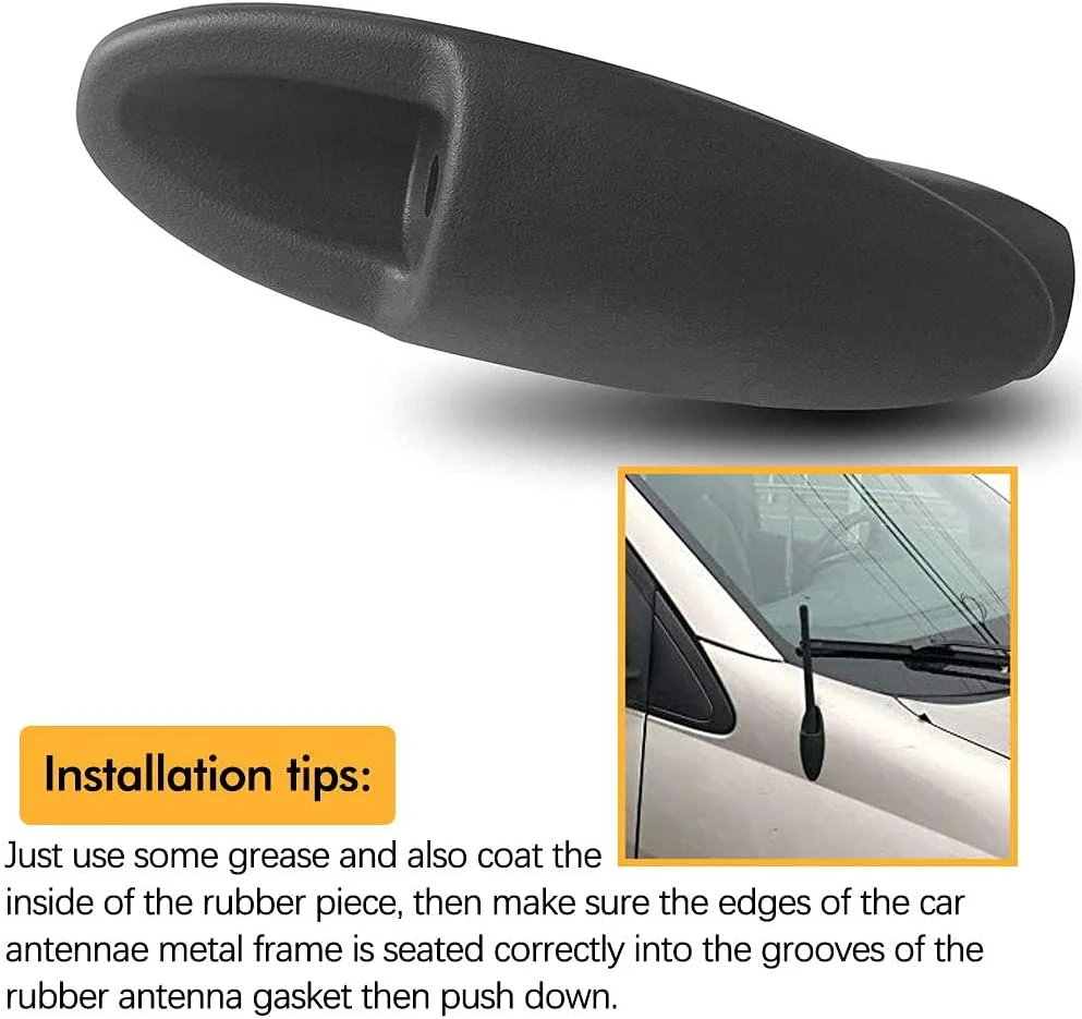 پایه آنتن سازگار با سیینا ۲۰۰۴-۲۰۱۰، روکش لاستیکی تزئینی، جایگزین OEM 86392-AE010 پایه آنتن سازگار با سیینا ۲۰۰۴-۲۰۱۰، روکش لاستیکی تزئینی، جایگزین OEM 86392-AE010