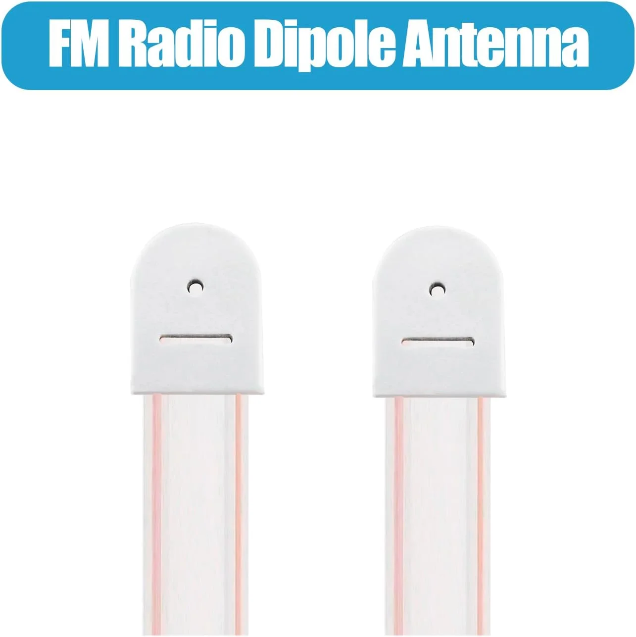 آنتن FM 300 اهمی Ancable، آنتن رادیویی دوقطبی T شکل با ترمینال اسپید برای گیرنده تیونر استریو قدیمی یاماها شارپ JVC دنون مارانتز