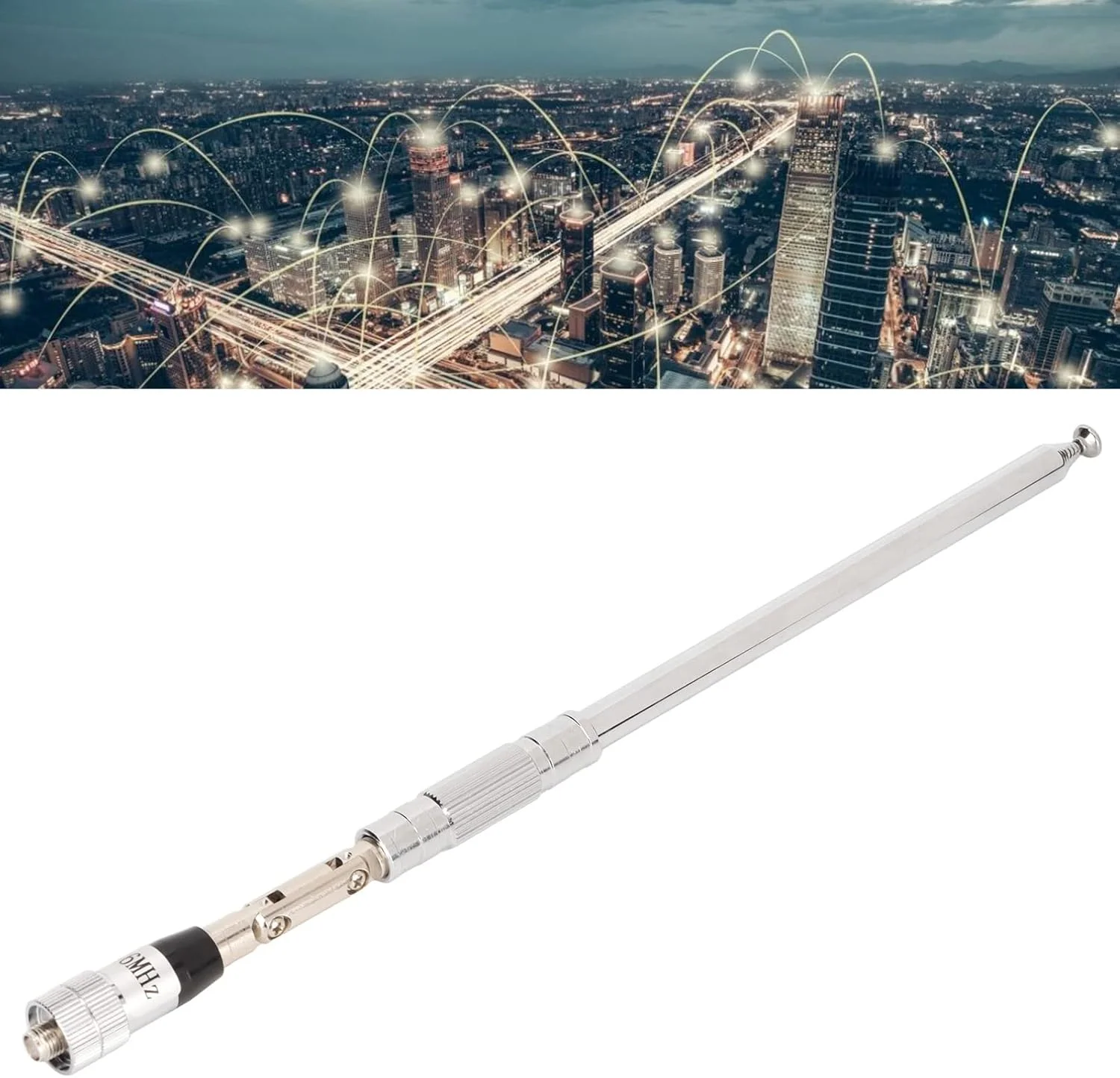 آنتن Annadue 118-136MHz، آنتن باند فرکانس هوانوردی SMA مادگی برای Senhaix SenHaiX SHX-8800 SHX-8600.