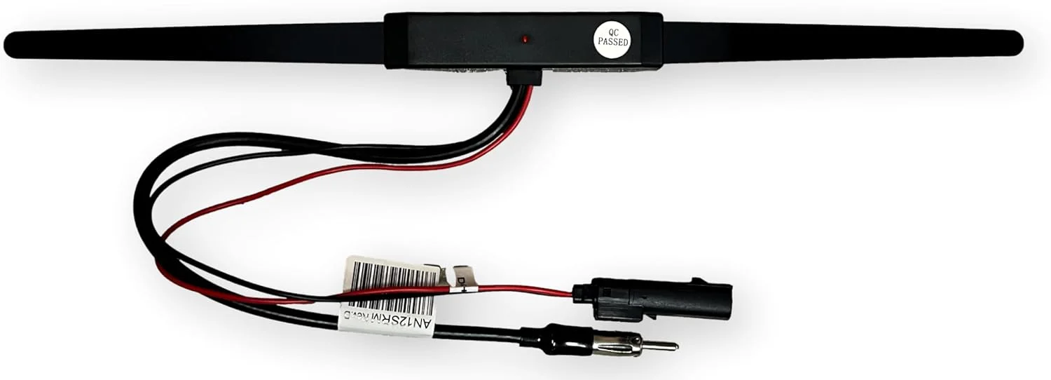 آنتن شیشه ای تقویت شده AM/FM مدل AN12SRM، مشکی، طول 14.5 اینچ
