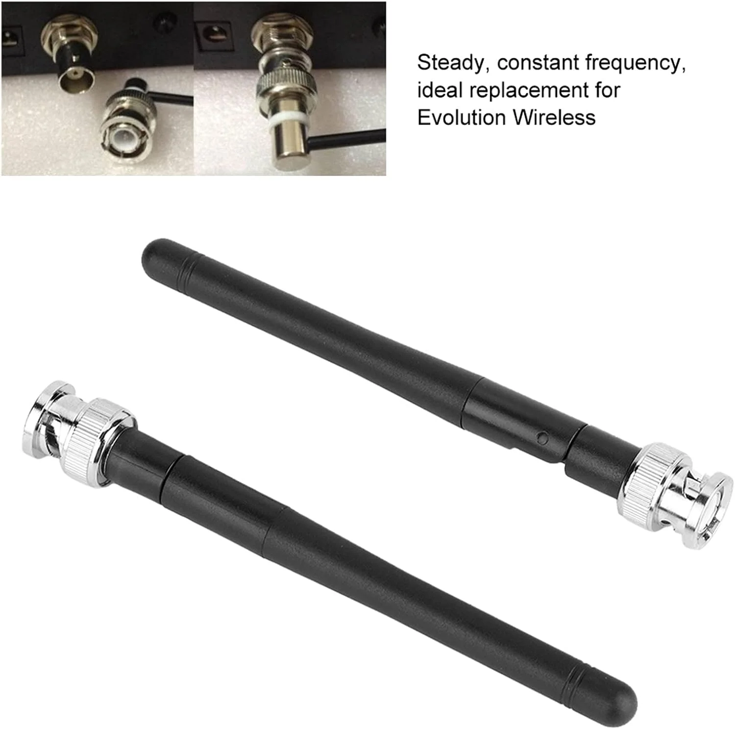 آنتن UHF آکوزون آوکسون 2 عددی با کانکتور BNC برای گیرنده های Sennheiser EW100 EW300 EW500 G3 HM