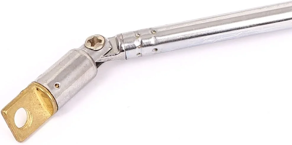 آنتن تلسکوپی چرخشی 360 درجه Aexit، 37 سانتی متری، 4 قسمتی، مناسب برای رادیو FM و تلویزیون، 2 عدد