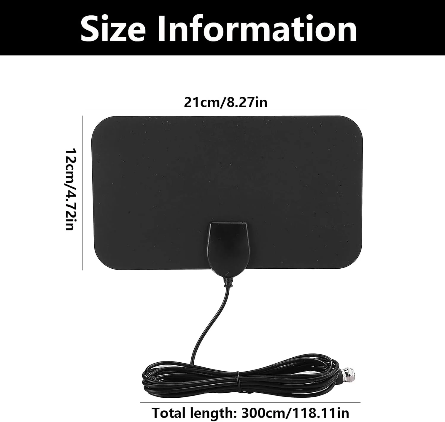 آنتن تلویزیون داخلی با سیگنال قوی، آنتن تلویزیون داخلی، آنتن داخلی برای تلویزیون، آنتن Freeview، برای تلویزیون Freeview با پشتیبانی از تلویزیون HD محلی 4k 1080p و سایر وضوح کانال