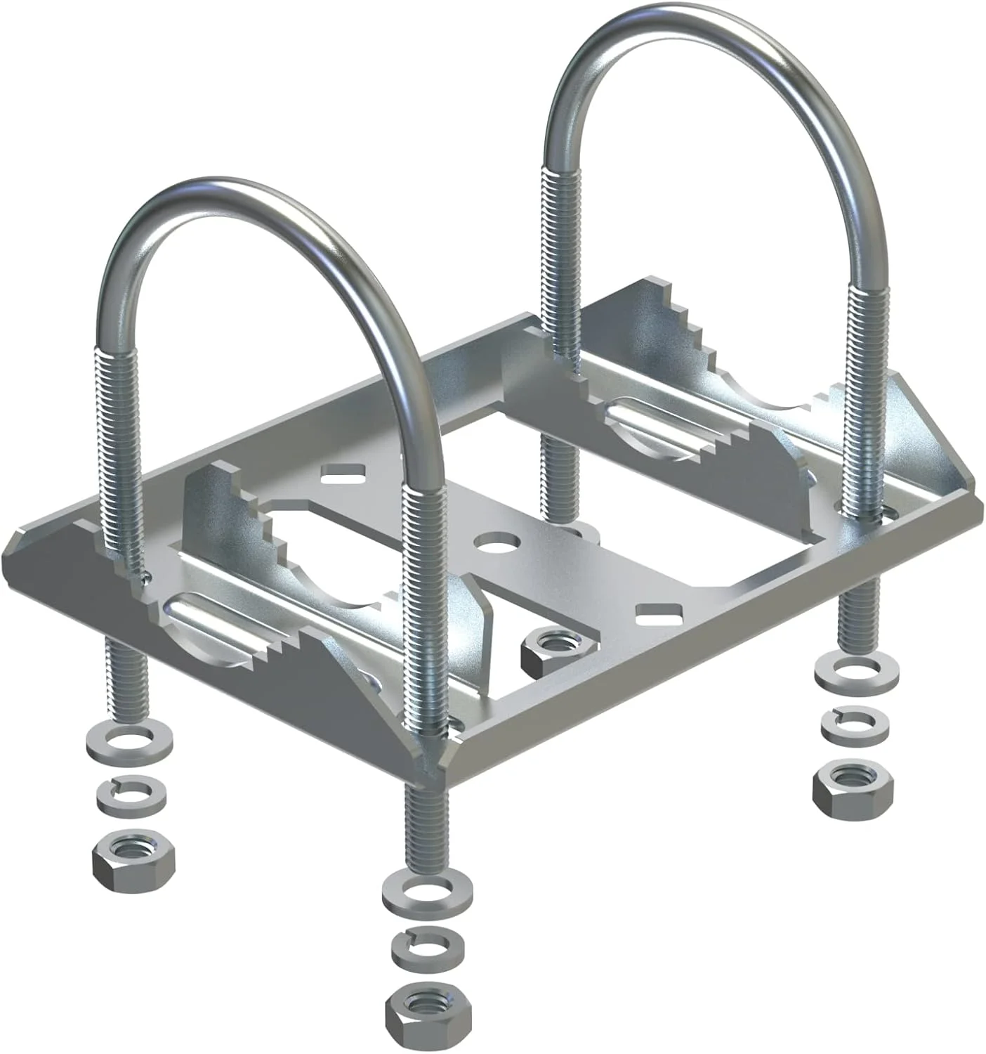 پایه آنتن استیل ضد زنگ ضد لرزش Aimeboost، آداپتور لوله کواکسیال (میله) جهانی برای بست استارلینک، لوازم جانبی براکت فک V، سازگار با آنتن استارلینک، ایستگاه های هواشناسی و غیره.