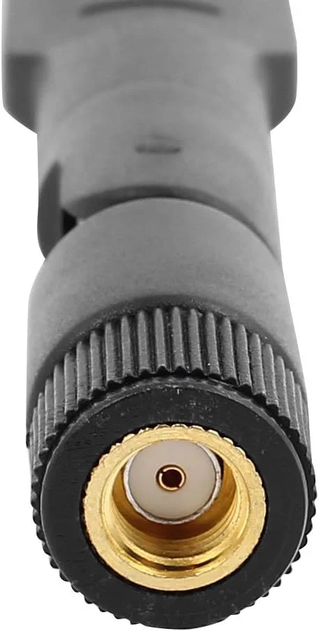 آنتن دوقطبی دو بانده 2.4/5.8 گیگاهرتز حالت AC پارویی با بهره بالا Omni مدل Aexit 5dBi (توزیع الکتریکی) مشکی