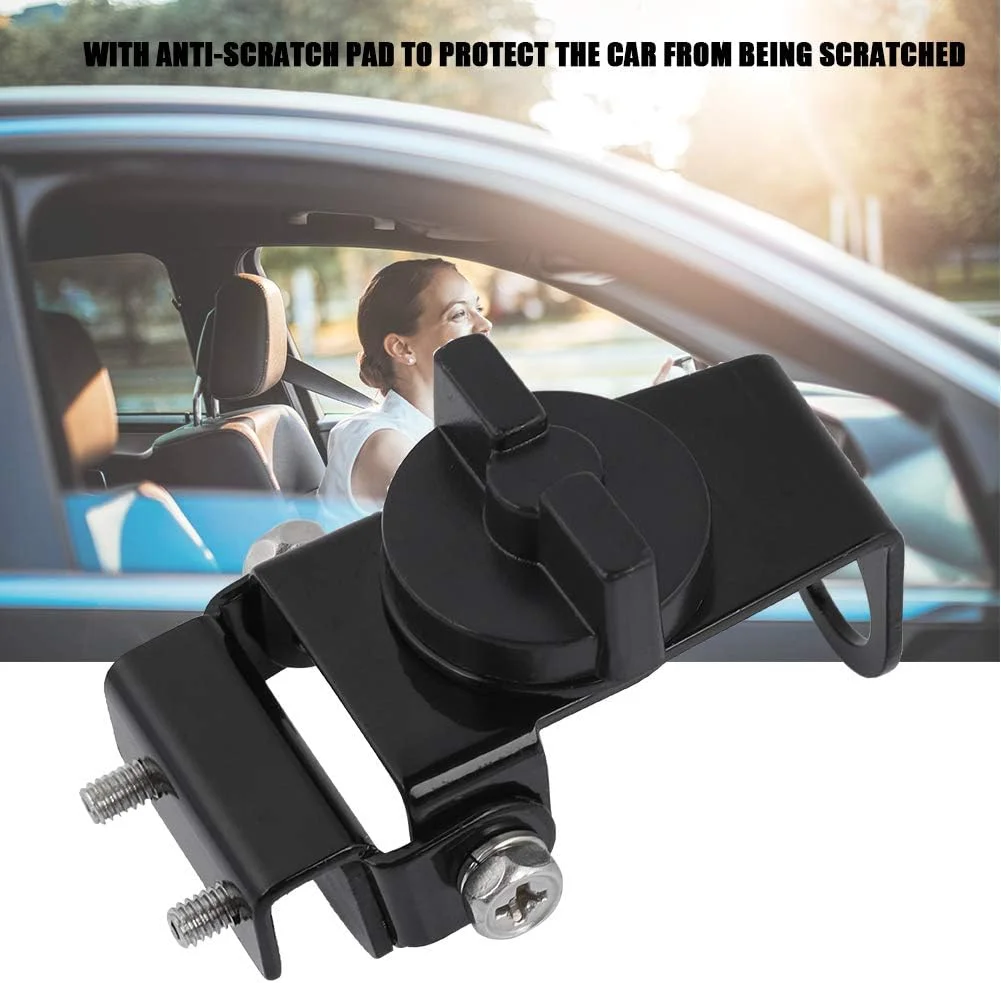 براکت نصب آنتن قابل تنظیم، پایه آنتن رادیو CB خودرو، با پد ضد خش، چرخش 180 درجه، براکت آنتن برای رادیو خودرو