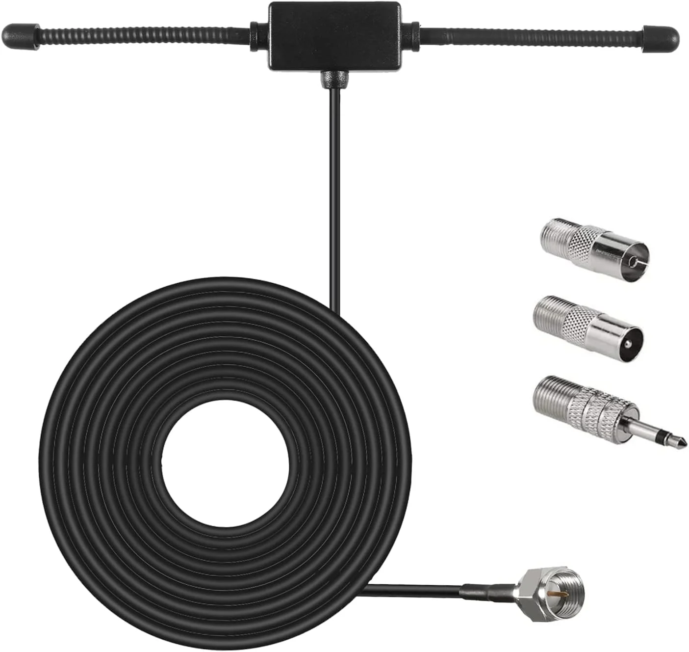 آنتن رادیو FM چسبی AEDIKO، آنتن دوقطبی FM برای گیرنده استریو، سیستم موسیقی داخلی، رادیو FM، گیرنده استریو خانگی، صوتی AV