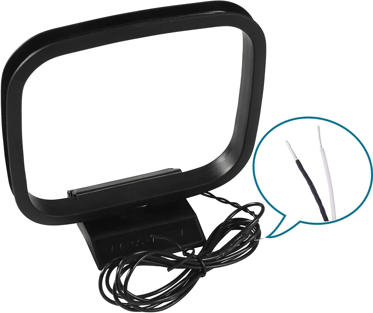 آنتن رادیویی FM 75 اهم، آنتن کواکسیال FM و آنتن حلقه AM با 3 اتصال دهنده برای گیرنده استریو خانگی داخلی، گیرنده صوتی AV سینمای خانگی