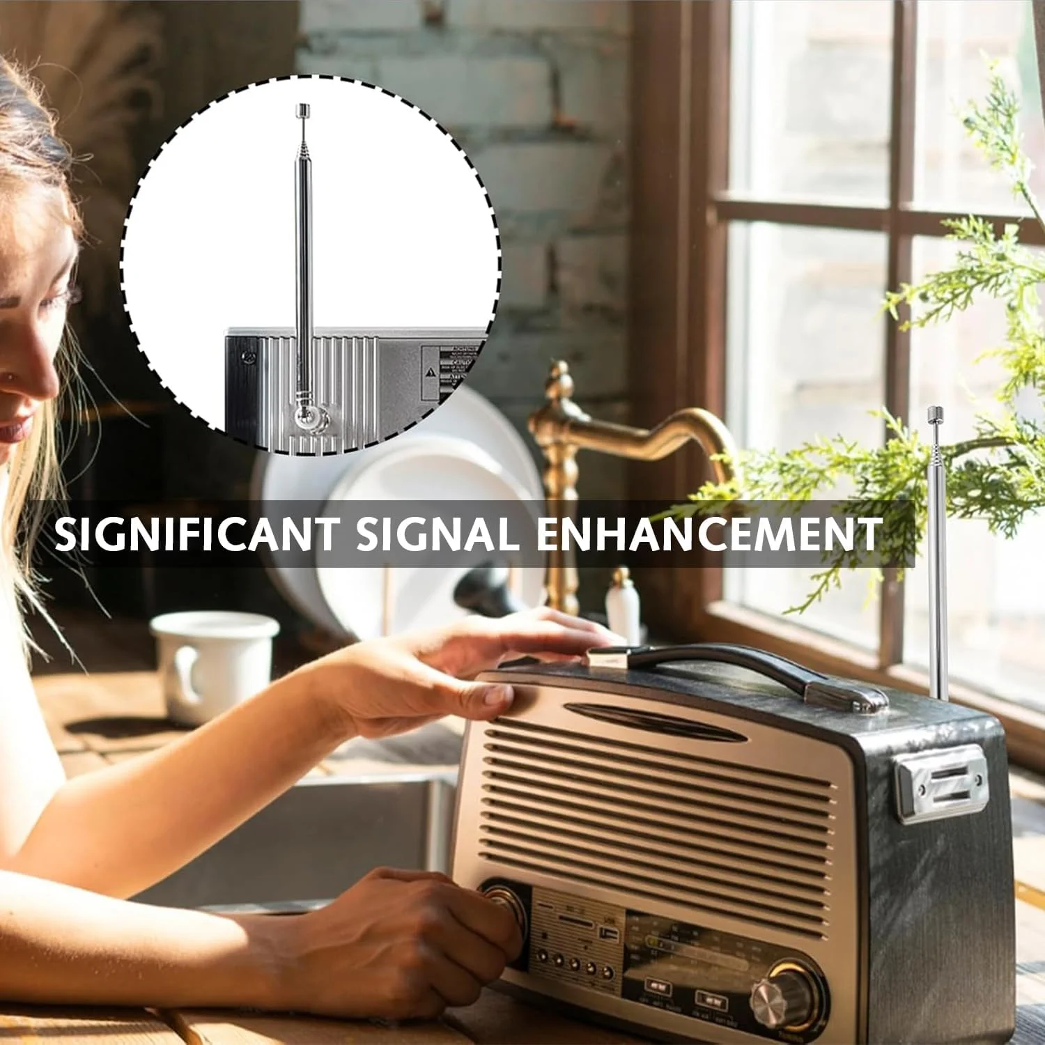 آنتن تلسکوپی رادیو DAB با 7 بخش، 75 سانتی متری، آنتن داخلی FM، 75 اهم با 3 آداپتور، آنتن FM 7 بخشی برای رادیو رومیزی، گیرنده استریو HiFi AV آنتن تلسکوپی رادیو DAB با 7 بخش، 75 سانتی متری، آنتن داخلی FM، 75 اهم با 3 آداپتور، آنتن FM 7 بخشی برای رادیو رومیزی، گیرنده استریو HiFi AV