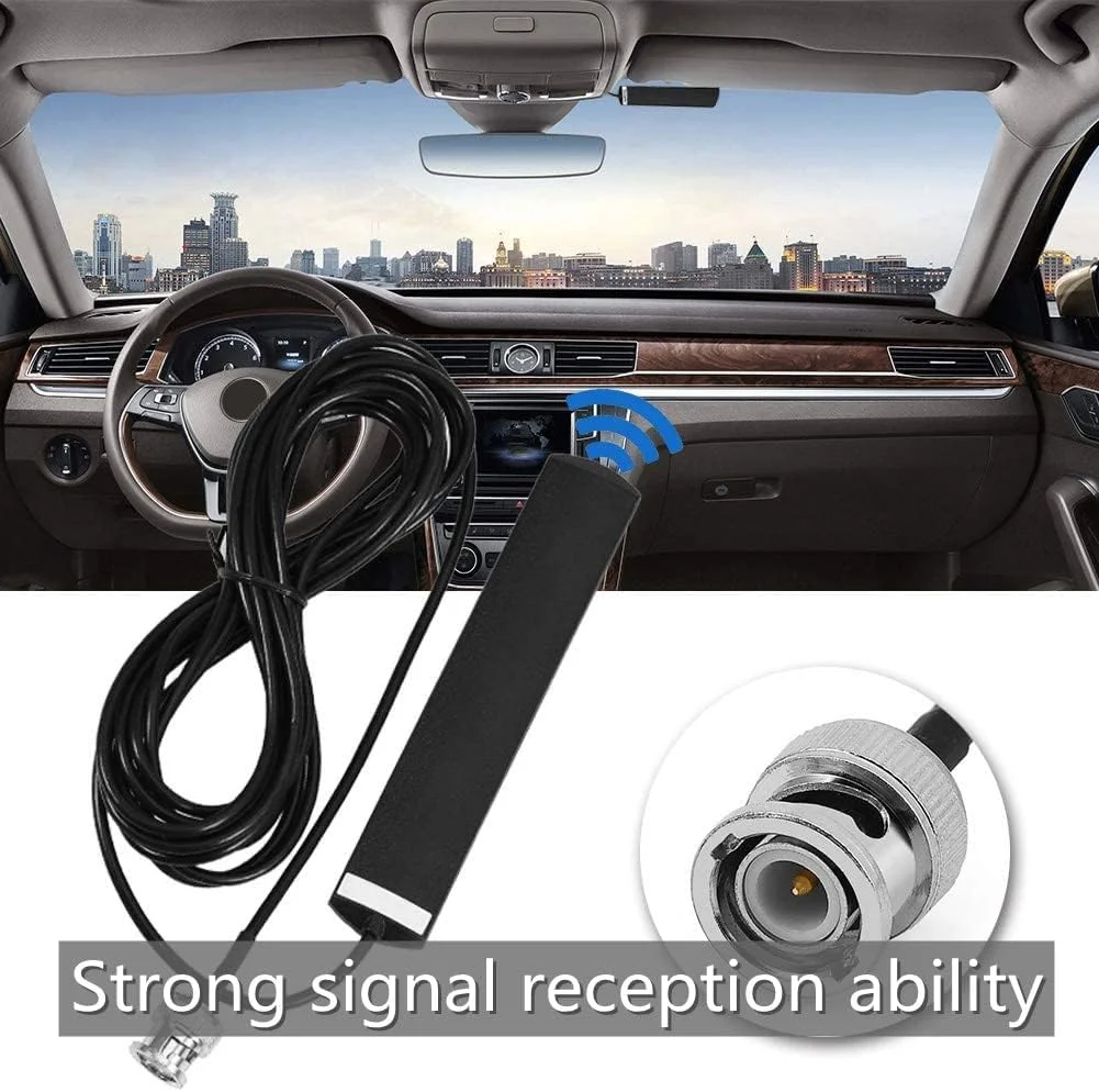 آنتن رادیویی موبایل 30MHz-1200MHz، آنتن اسکنر دریافت باند پهن، نصب روی شیشه با کانکتور BNC، برای رادیو ترانکینگ، رادیو اسکنر، آنتن باند پهن BNC، آنتن رادیویی موبایل، صوتی خودرو