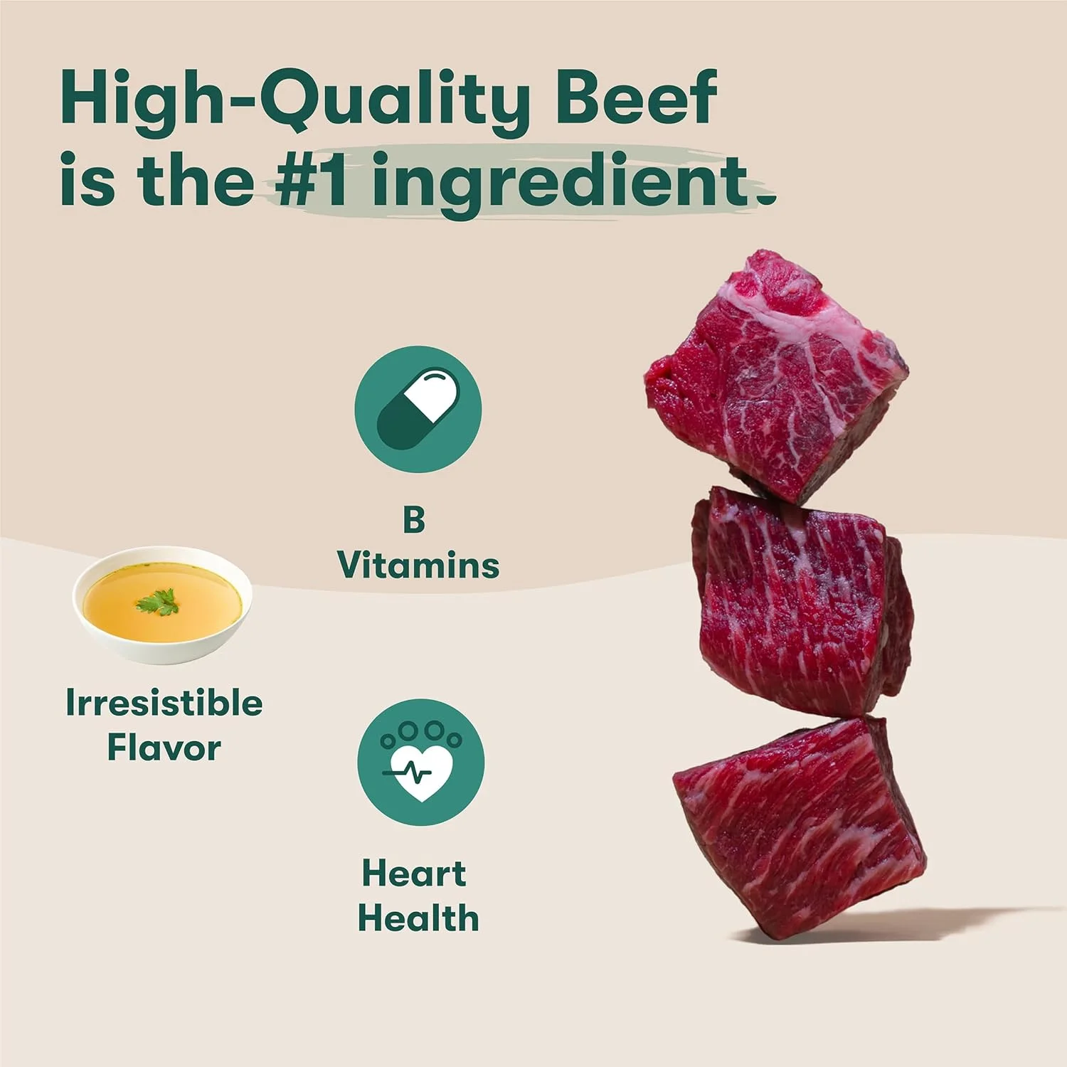 پوچ غذای سگ بدون غلات با طعم گوشت گاو Jinx، قابل استفاده به عنوان غذا یا مخلوط مکمل غذای سگ، تهیه شده با گوشت گاو و مرغ واقعی، آب قلم و برنج قهوه ای، بدون مواد افزودنی، مناسب برای توله سگ، سگ بالغ و مسن، 255 گرم، بسته 6 عددی