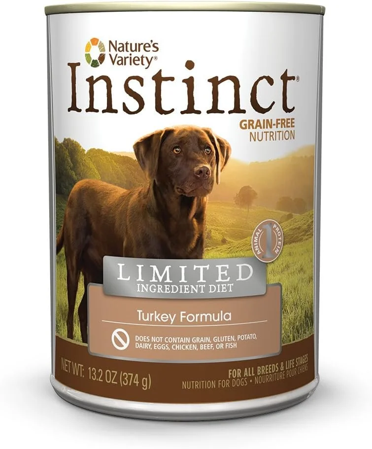 غذای مرطوب سگ با طعم بوقلمون واقعی اینستینکت با رژیم غذایی محدود - 374 گرم