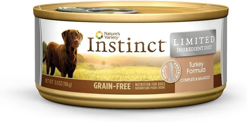 غذای مرطوب سگ با طعم بوقلمون واقعی اینستینکت با رژیم غذایی محدود - 374 گرم